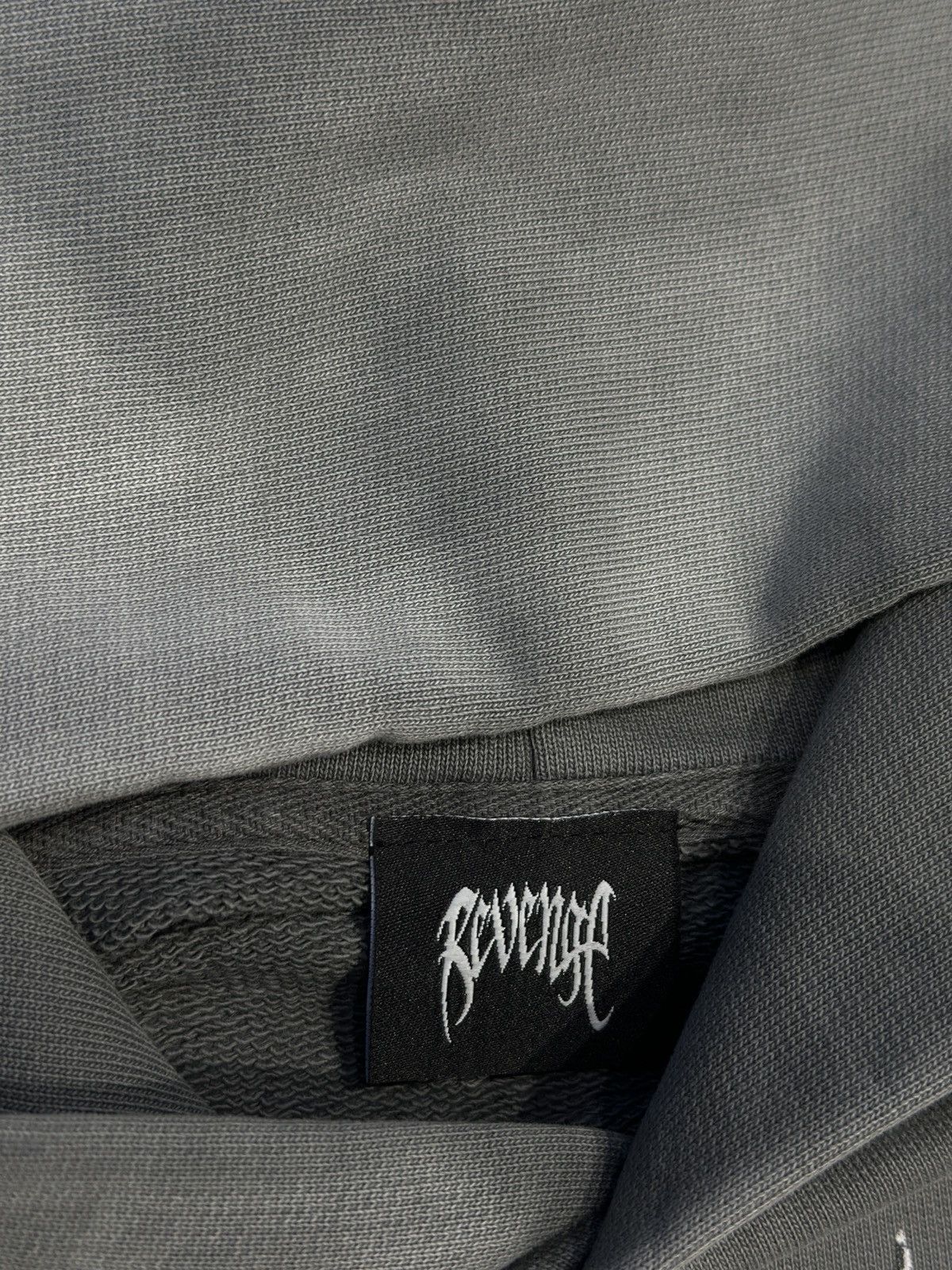 Revenge Revenge Kosuke Kawamura Glitch Arch Logo Hoodie Grey Size US L / EU 52-54 / 3 - 3 Thumbnail