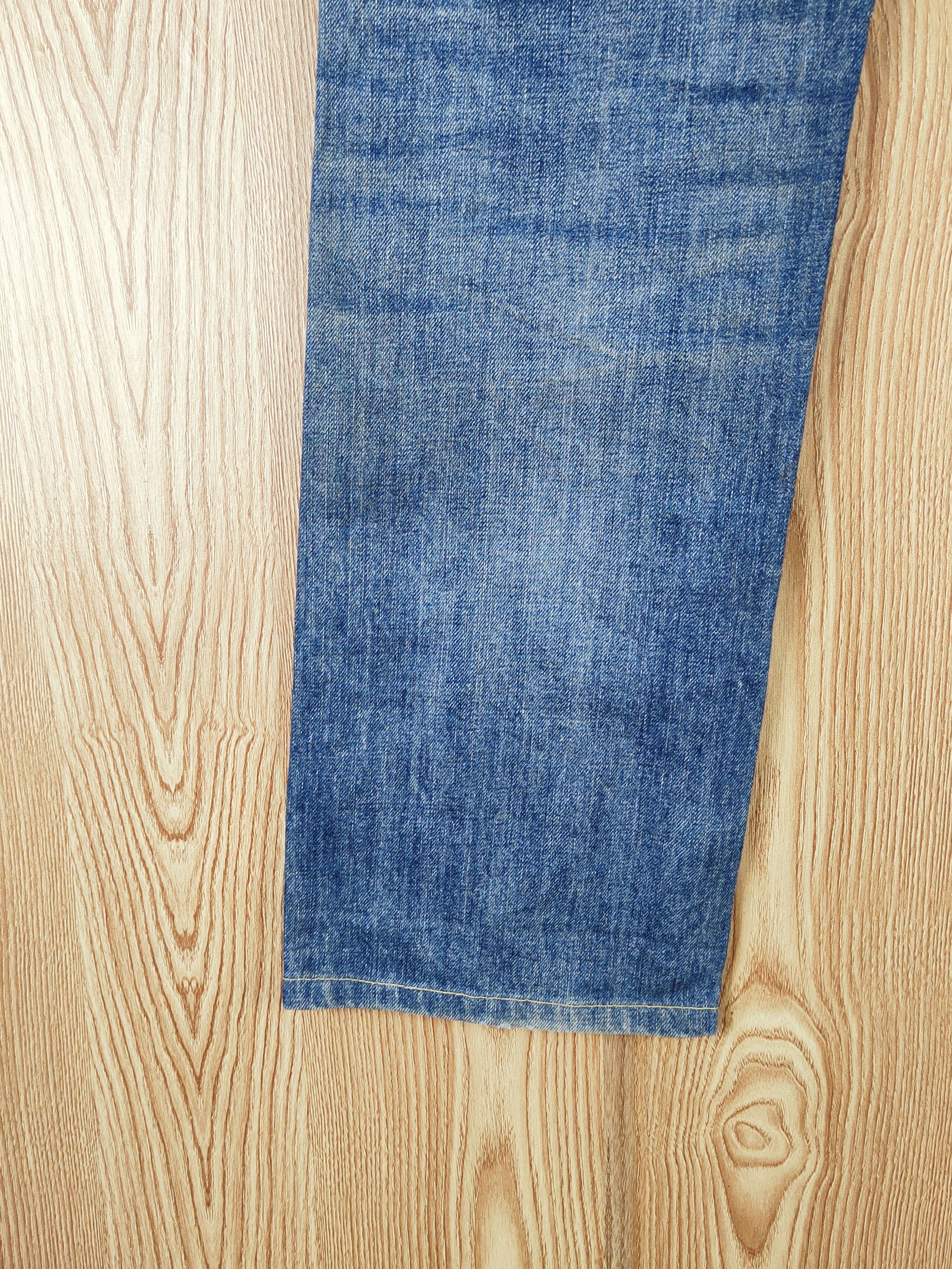 Uniqlo × Vintage Uniqlo Blue Faded Distressed Ripped Jeans Size US 34 / EU 50 - 10 Thumbnail