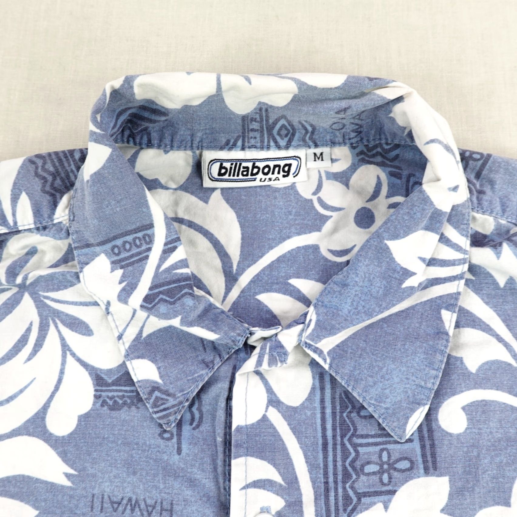 Billabong VINTAGE Billabong Hawaiian Shirt Mens Medium Blue Floral Button Up Aloha 90s Surf Size US M / EU 48-50 / 2 - 2 Thumbnail