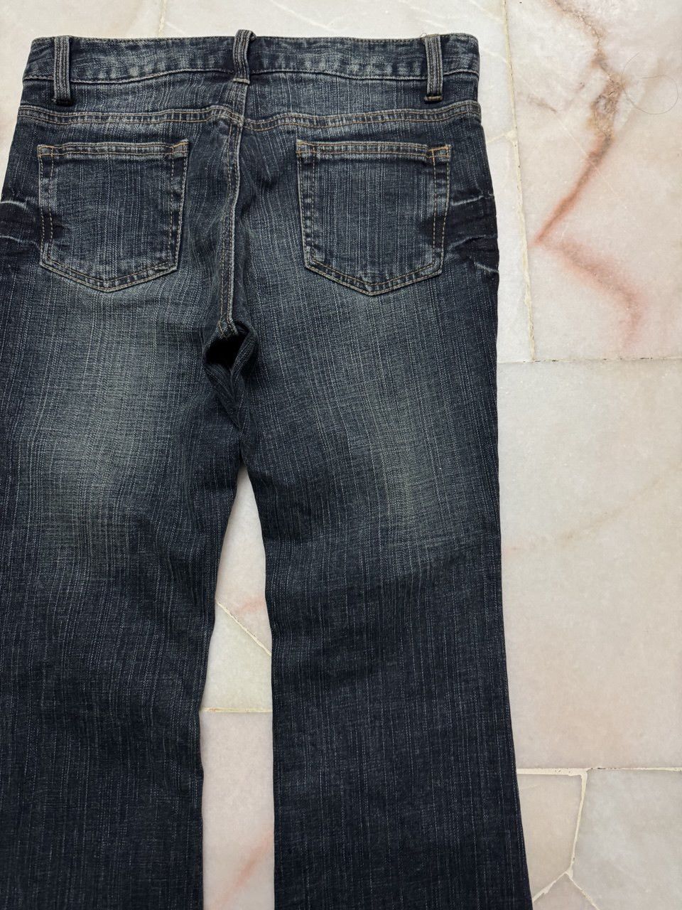 Japanese Brand Flared💥Bell Bottom Japanese Mudwash Bootcut Insane Dark Jean Size US 29 - 13 Thumbnail
