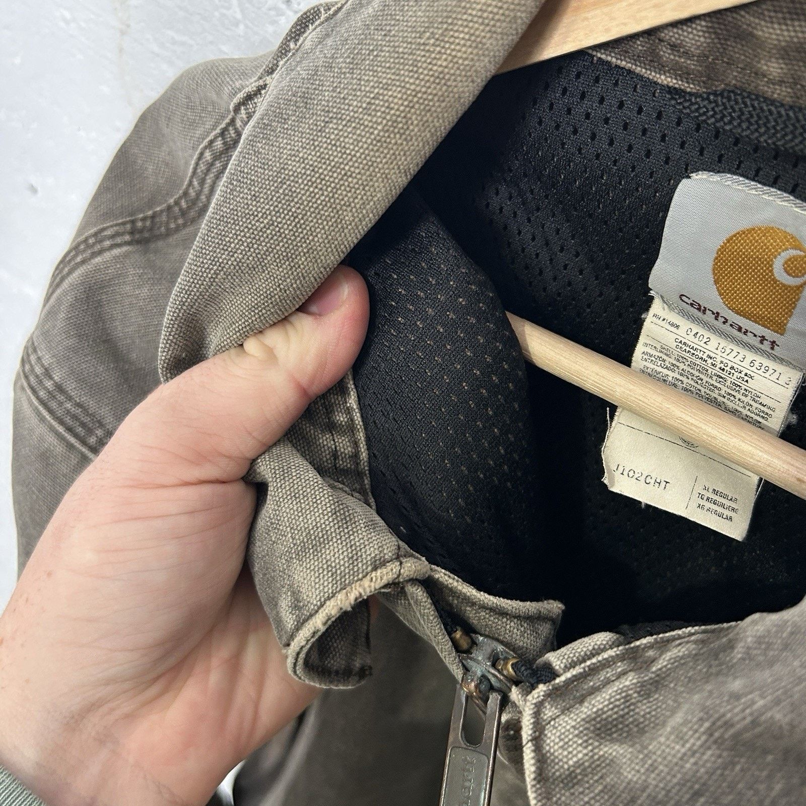Carhartt Vintage Carhartt Mesh-Lined Santa Fe Jacket “Chesutnut” J102 Size US XL / EU 56 / 4 - 12 Thumbnail