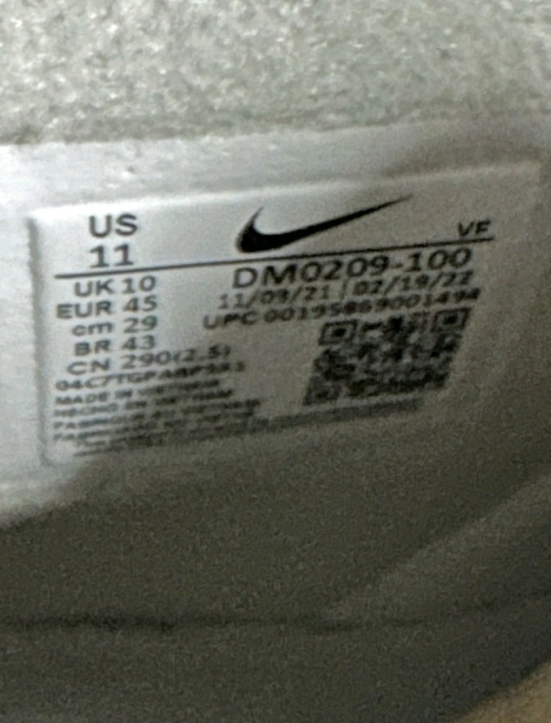 Nike Nike Air Force 1 High 07 LV8 Sail Medium Grey Size 11 Men Size US 11 / EU 44 - 7 Thumbnail