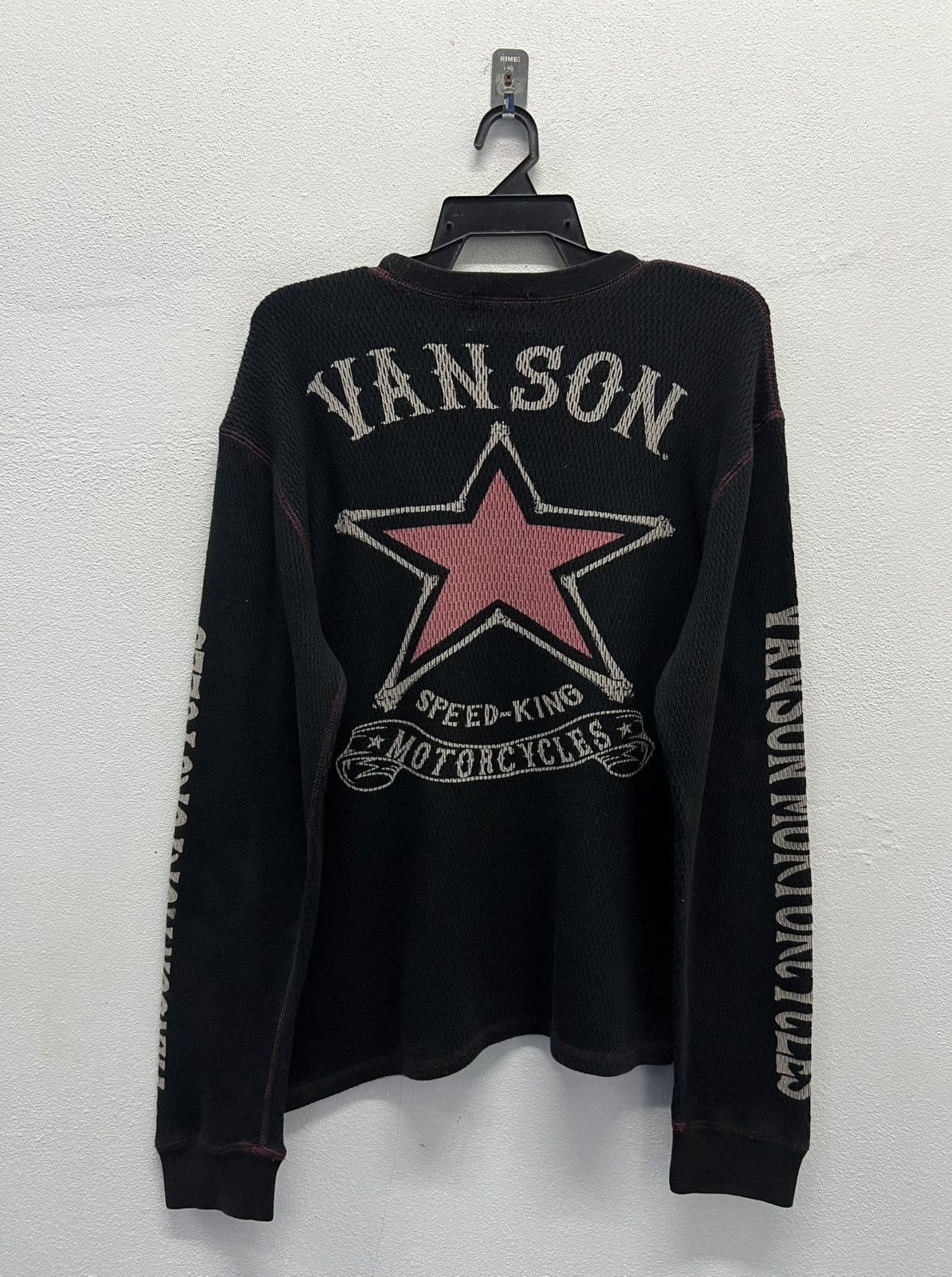 Vintage VINTAGE VANSON MOTORCYCLES SPEED-KING SWEATSHIRT Size US XL / EU 56 / 4 - 1 Thumbnail