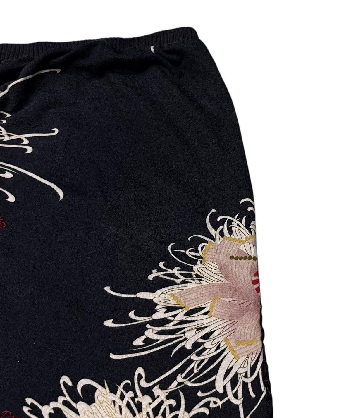 Evisu Vintage Evisu Donna Drawstring Maxi Skirt Pants Size 28" / US 6 / IT 42 - 2 Thumbnail