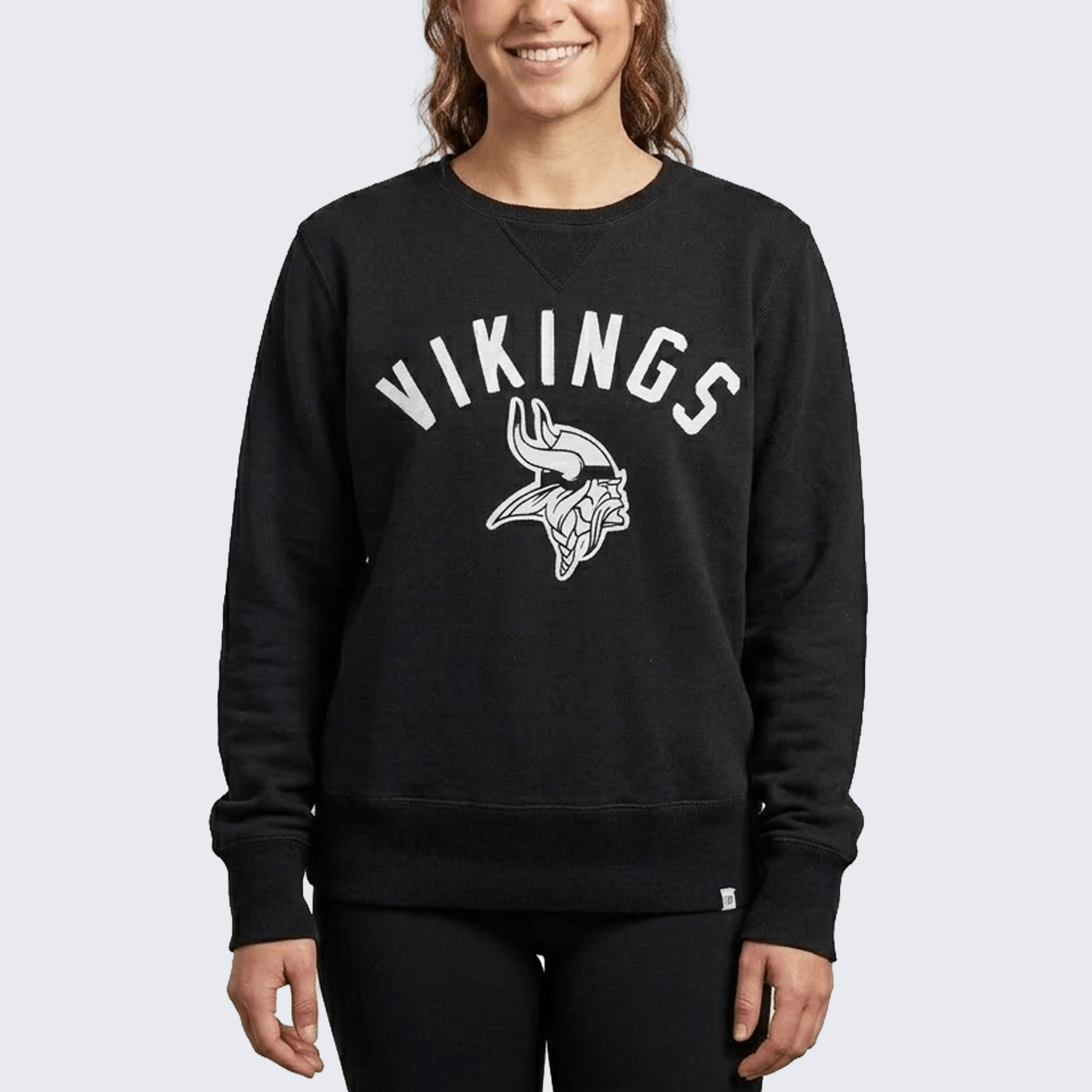 47 Brand Minnesota Vikings Retro '47 NFL Women's Crewneck Sweatshirt Size L / US 10 / IT 46 - 3 Thumbnail