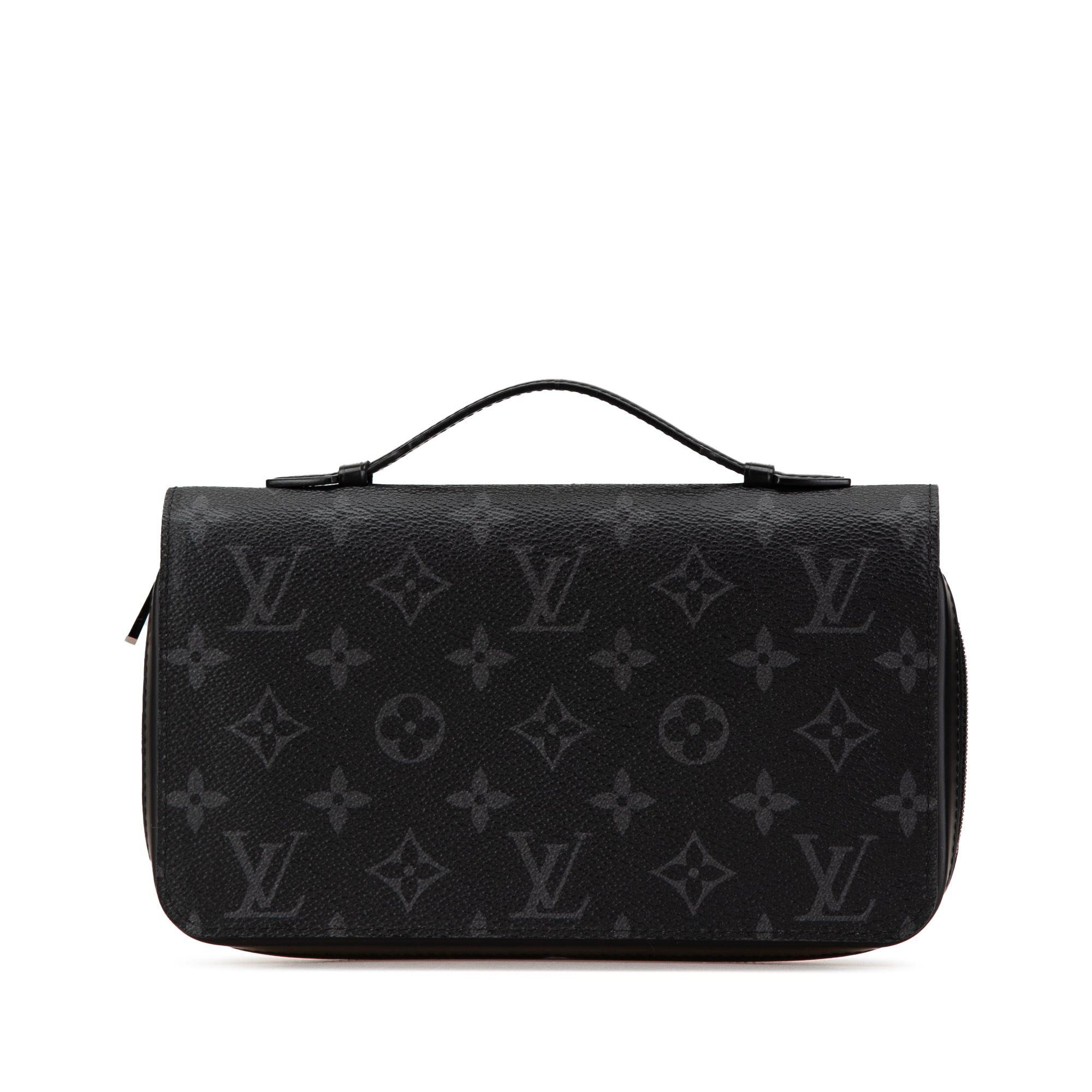 Louis Vuitton Louis Vuitton Monogram Eclipse Zippy XL Wallet Black Size ONE SIZE - 1 Thumbnail