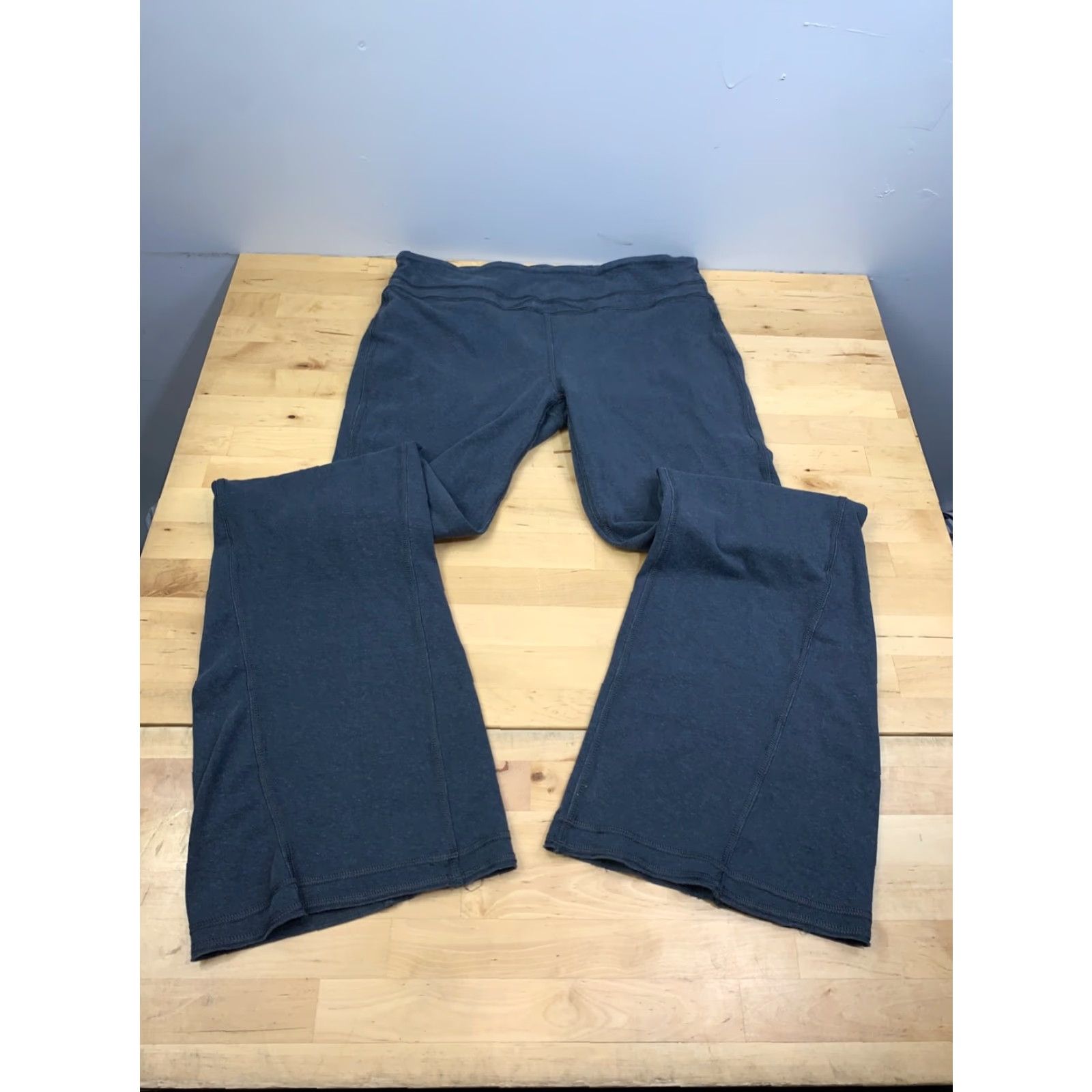 Prana prAna Leggings Womens L Gray Wide Leg Activewear Casual Stretch Size 36" / US 14 / IT 50 - 3 Thumbnail