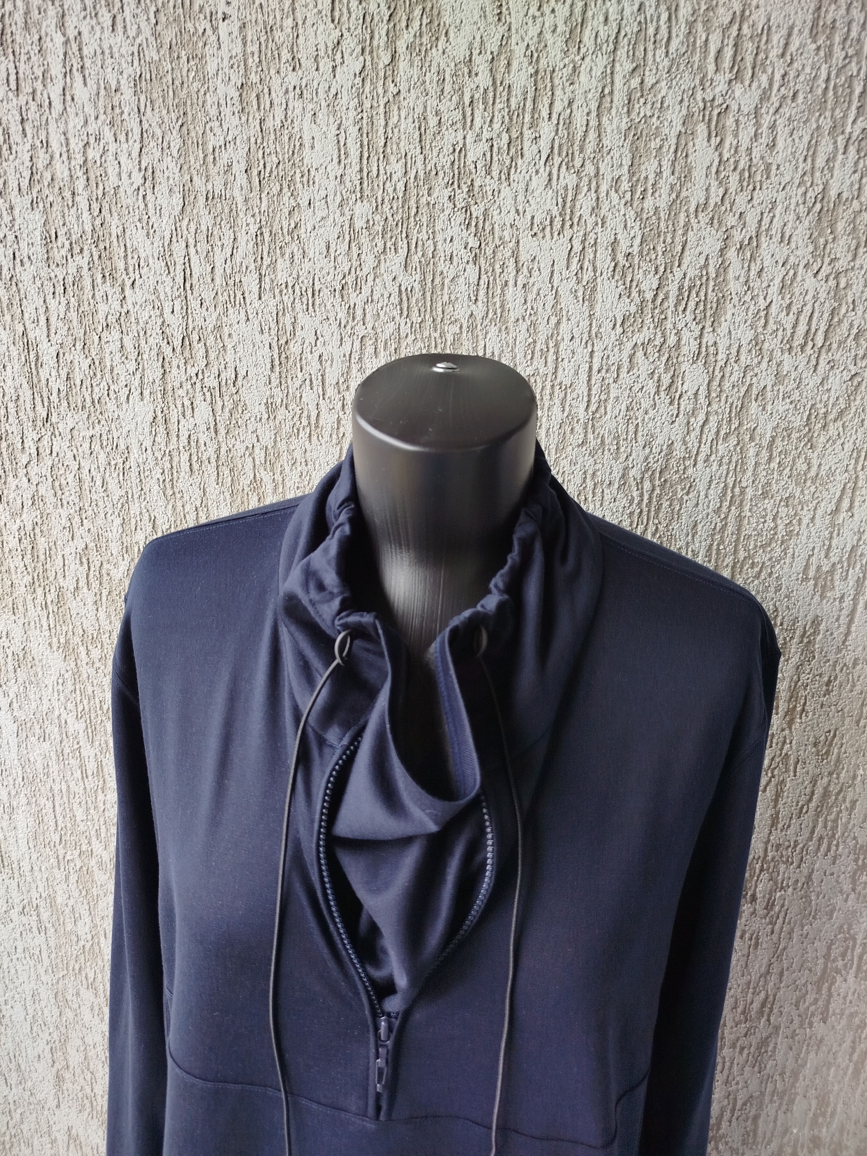 Issey Miyake HaaT ORJ Dress Tunic Tencel Zip-Up Pockets Size 3 Size L / US 10 / IT 46 - 3 Thumbnail