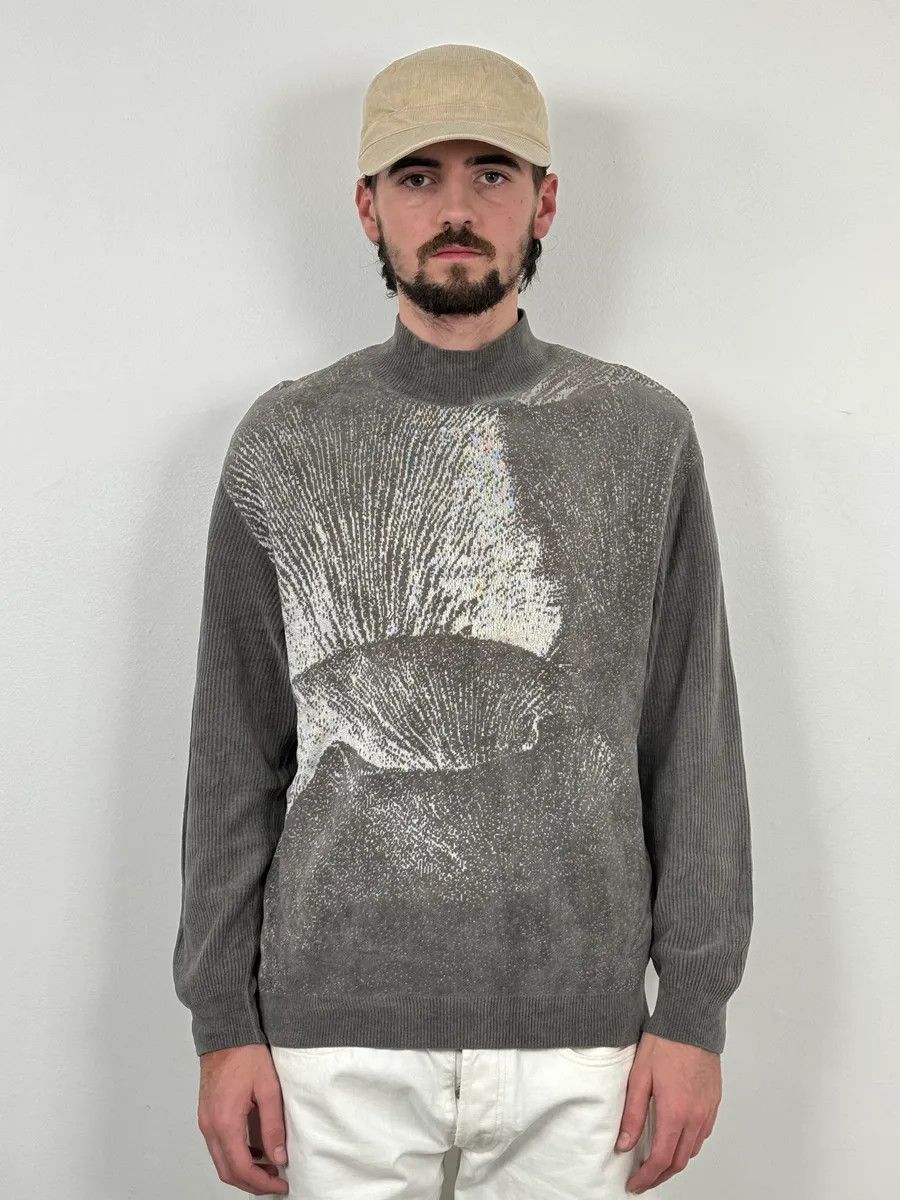 Emporio Armani SS2020 Emporio Armani Grey Contemporary Turtleneck Size US M / EU 48-50 / 2 - 2 Thumbnail