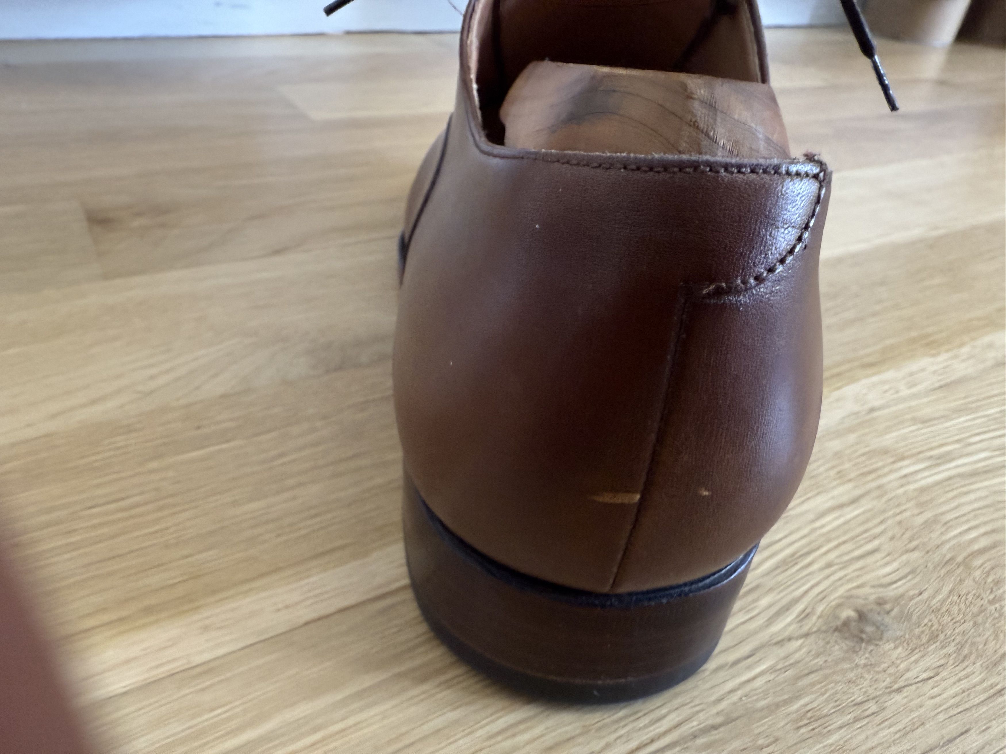 Carmina Carmina Brown Vegano Cap Toe Oxford (8.5UK - EEE fitting) Size US 9 / EU 42 - 6 Thumbnail