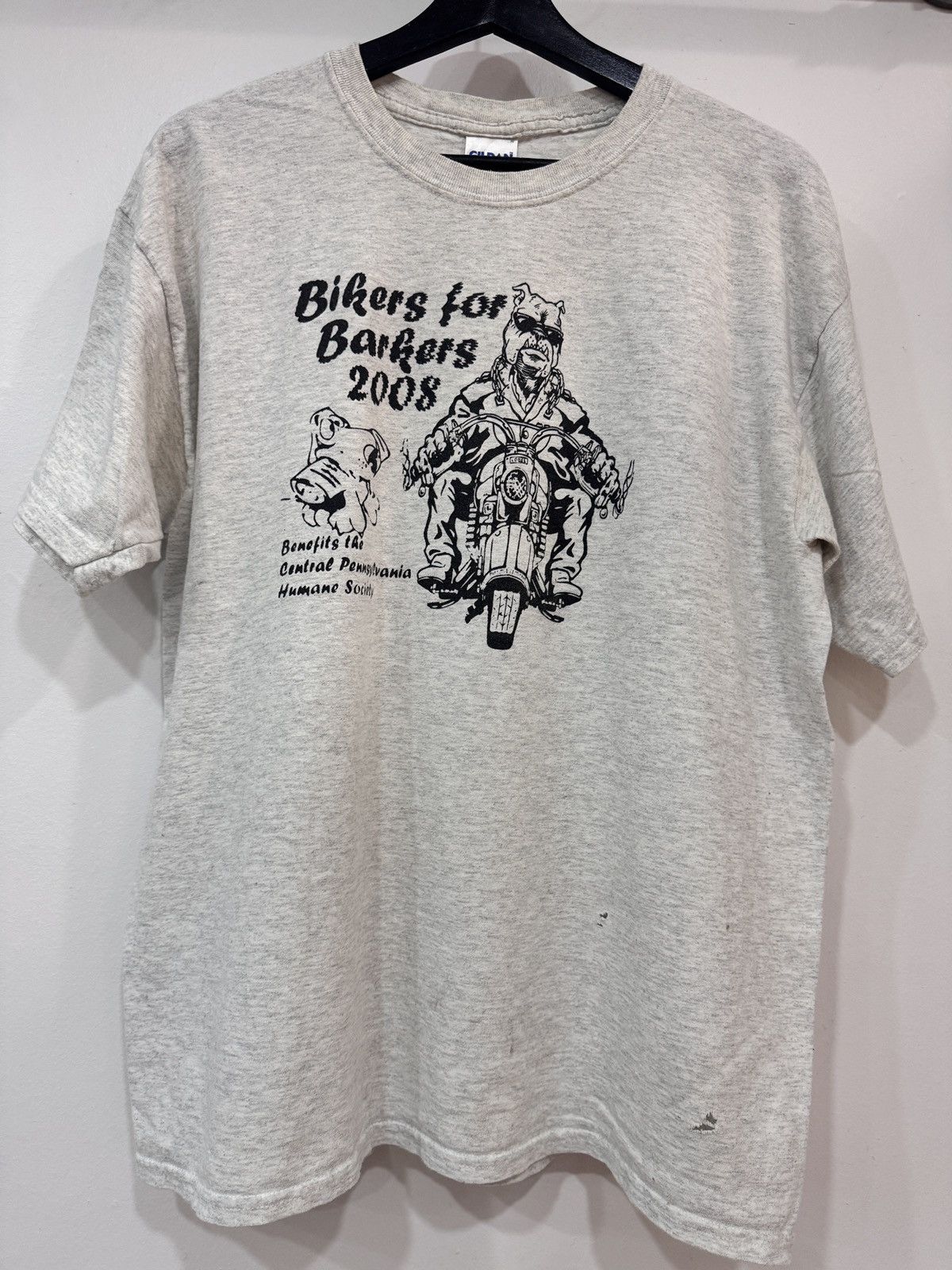 Other Vintage 2008 Bikers for Barkers Motorcycle Rally T-Shirt Size US L / EU 52-54 / 3 - 1 Thumbnail
