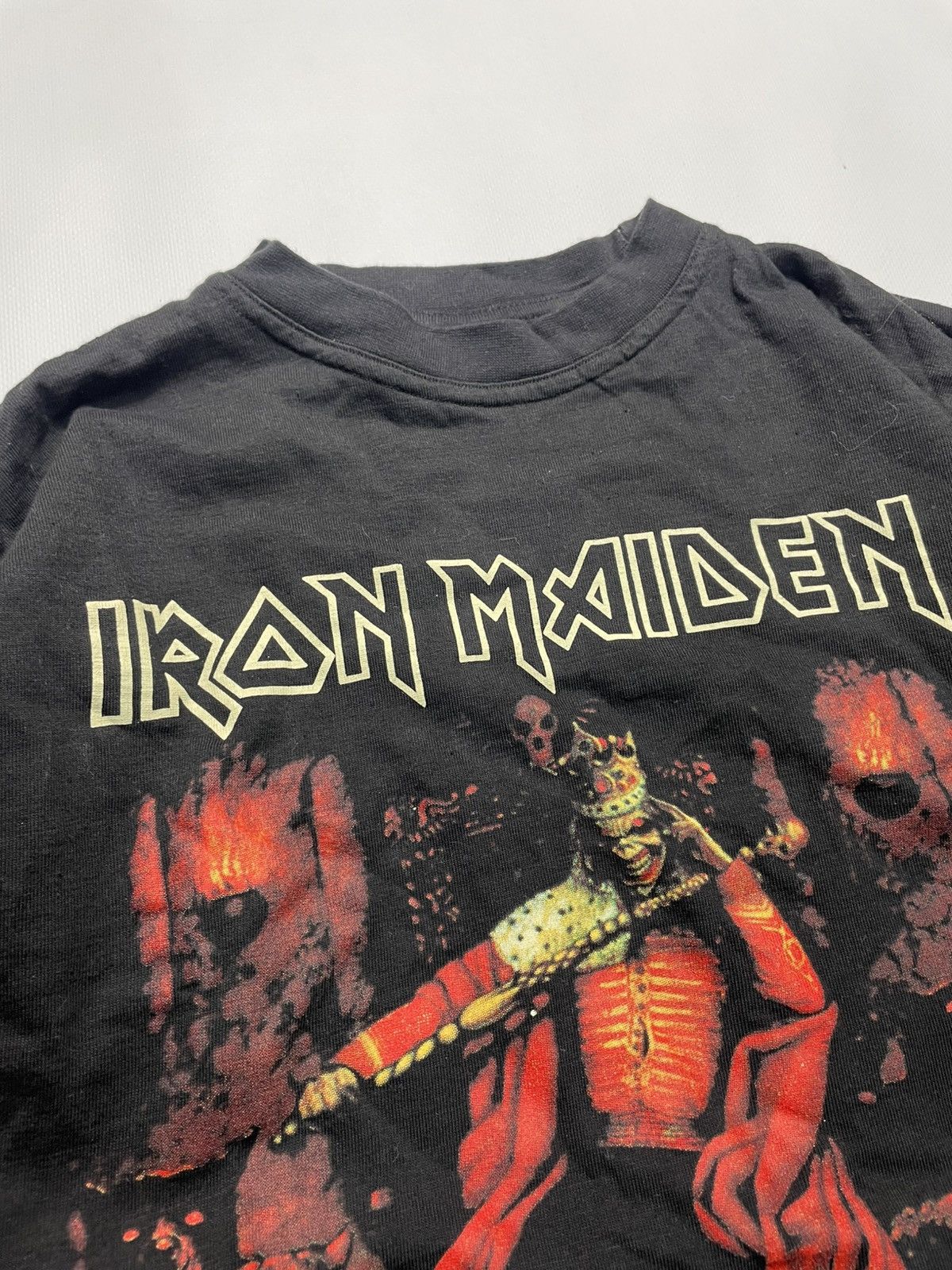 Iron Maiden 00s Vintage Iron Maiden Edward The Great 2002 Band T-Shirt Size US M / EU 48-50 / 2 - 2 Thumbnail