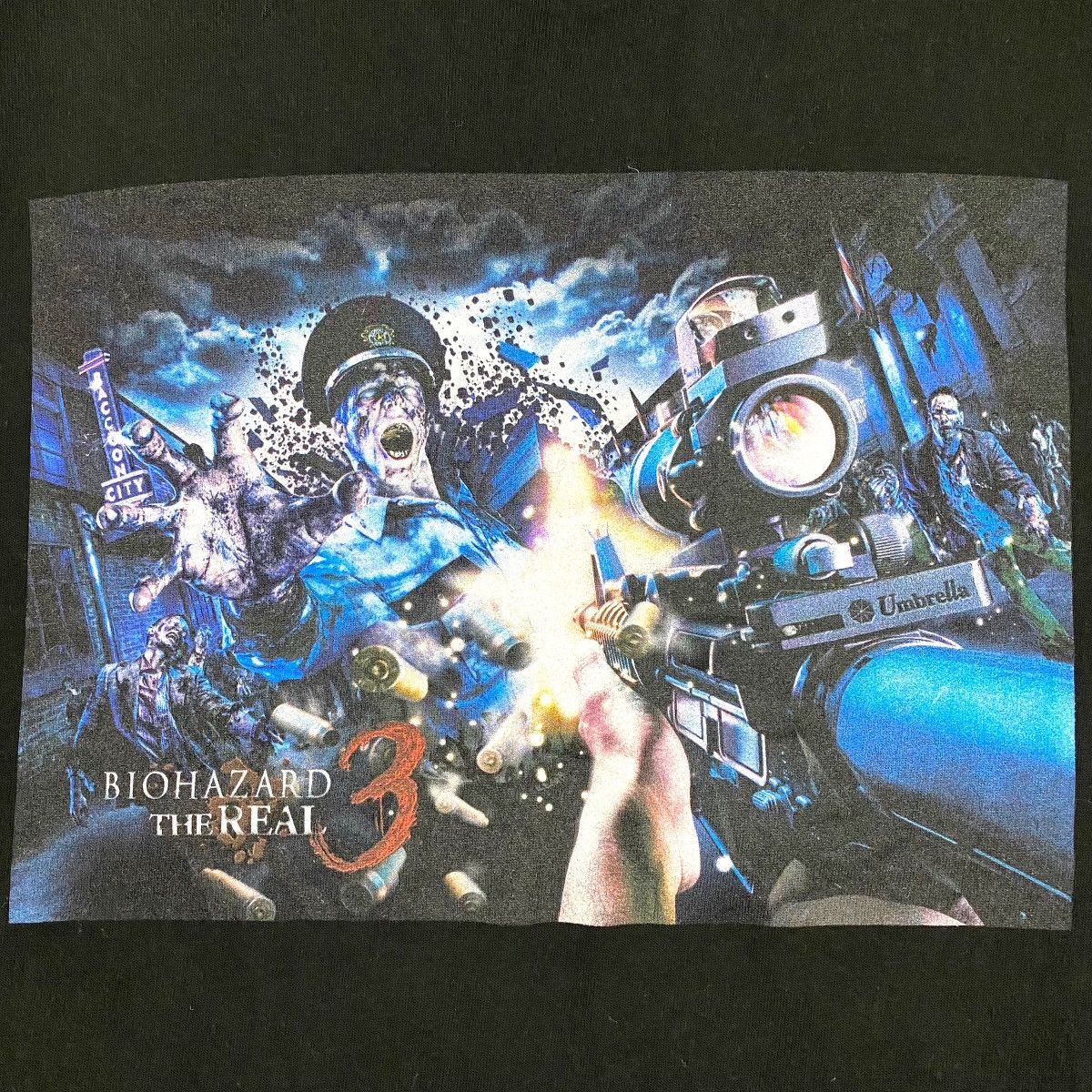 Japanese Brand BIOHAZARD THE REAL 3 RESIDENT EVIL CAPCOM GAME TEE Size US M / EU 48-50 / 2 - 3 Thumbnail