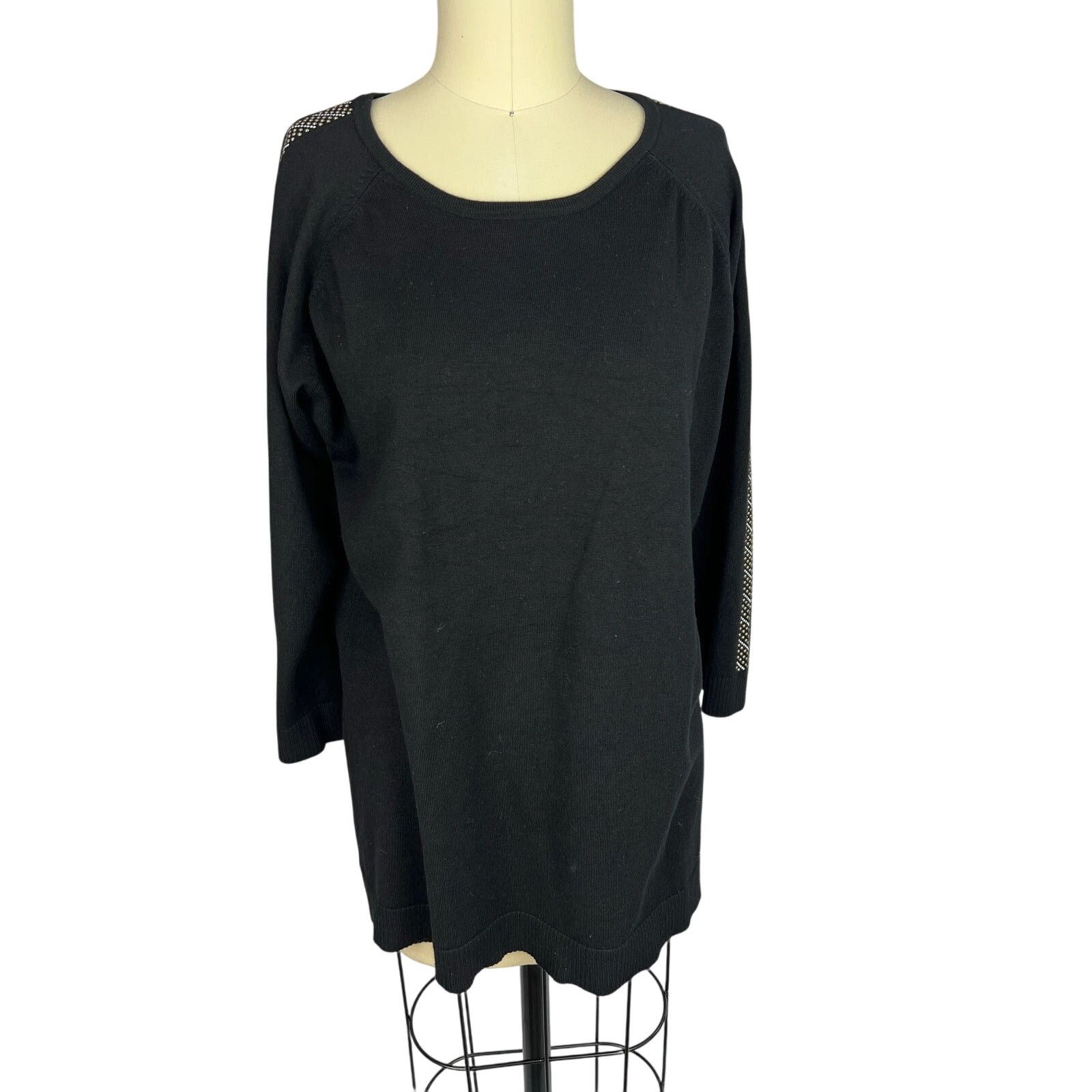 Calvin Klein Calvin Klein Embellished Sweater sz Large Size L / US 10 / IT 46 - 3 Thumbnail