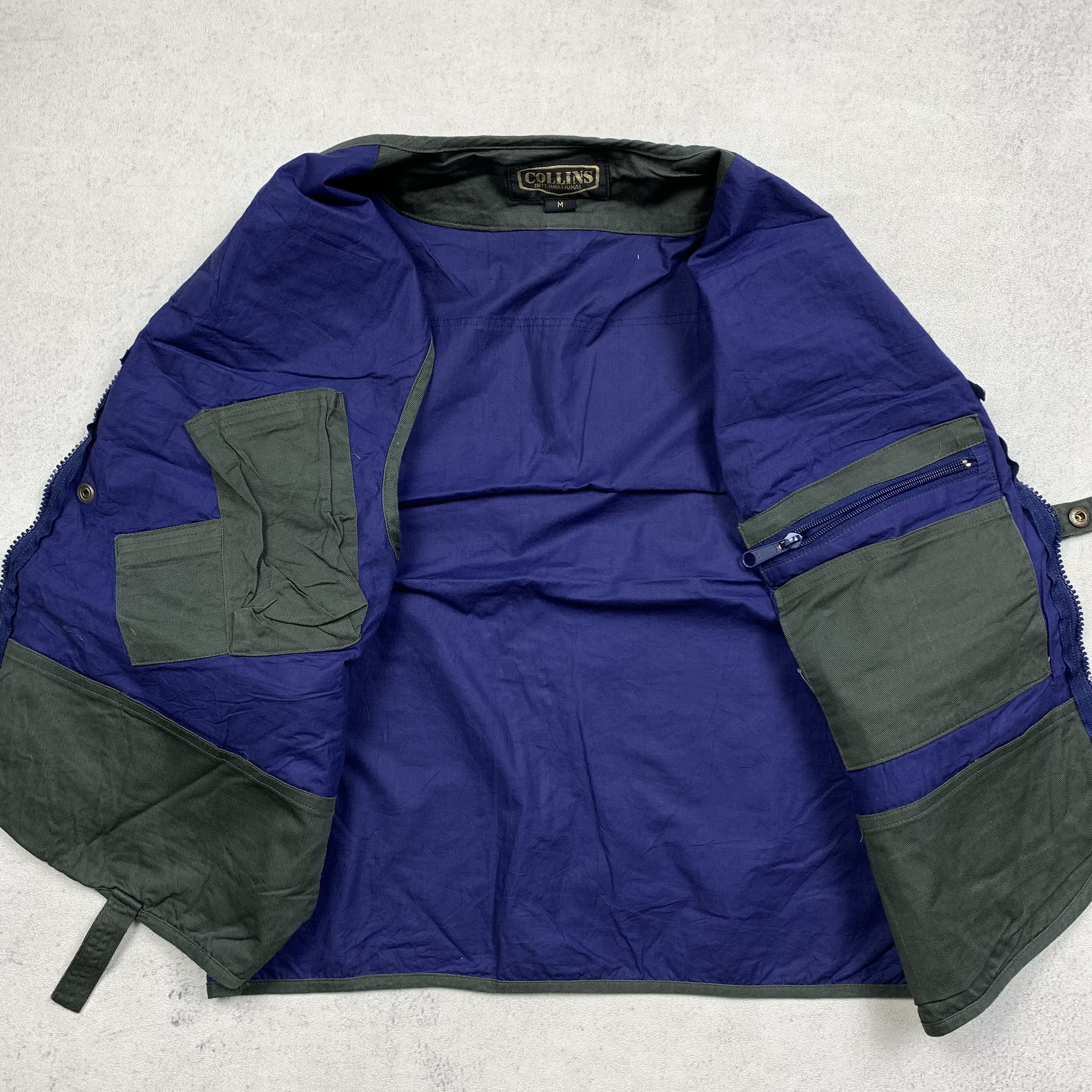 Japanese Brand Collins Multi Pocket Tactical Tech Vest Fishing Gear Utility Size US M / EU 48-50 / 2 - 4 Thumbnail