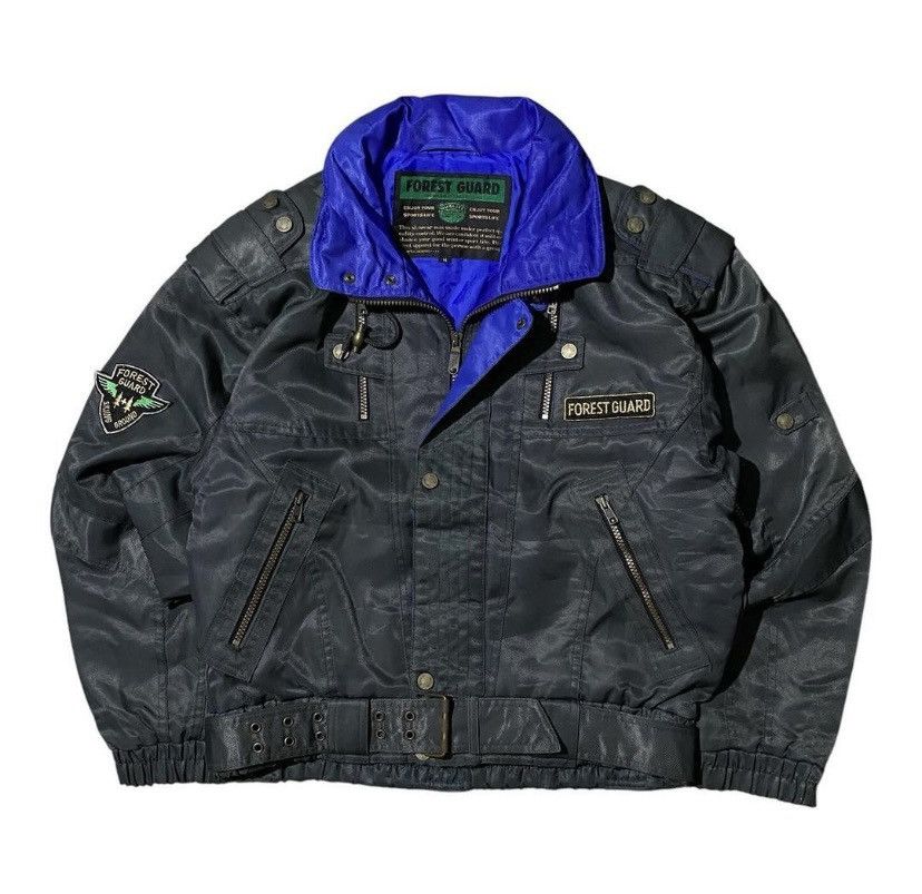 Vintage Vintage Racing Jacket “Forest Guard” Complete Belt Size US L / EU 52-54 / 3 - 1 Thumbnail