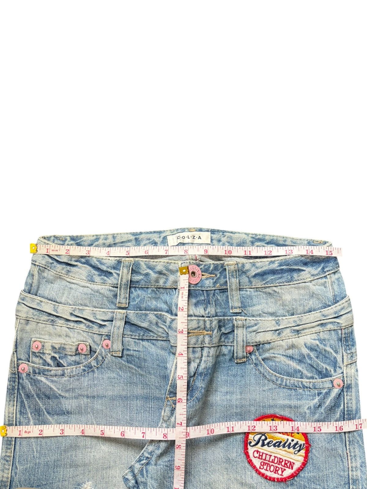 Dsquared2 Vintage Japanese Brand Double Waist Distress Loose Jeans Size 30" / US 8 / IT 44 - 6 Thumbnail