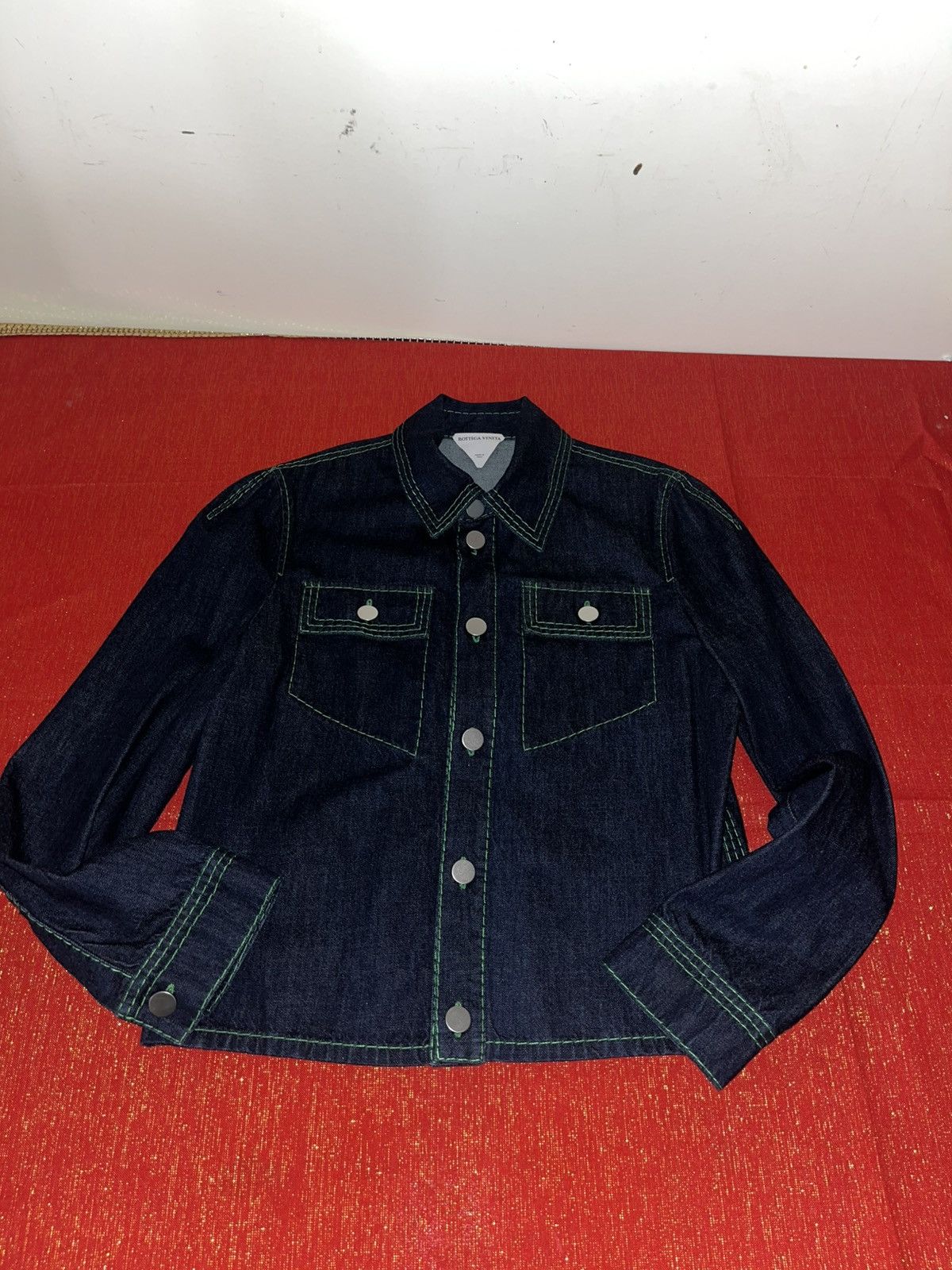 Bottega Veneta Bottega Veneta Denim Trucker Jacket Sz 50 Size US M / EU 48-50 / 2 - 11 Thumbnail
