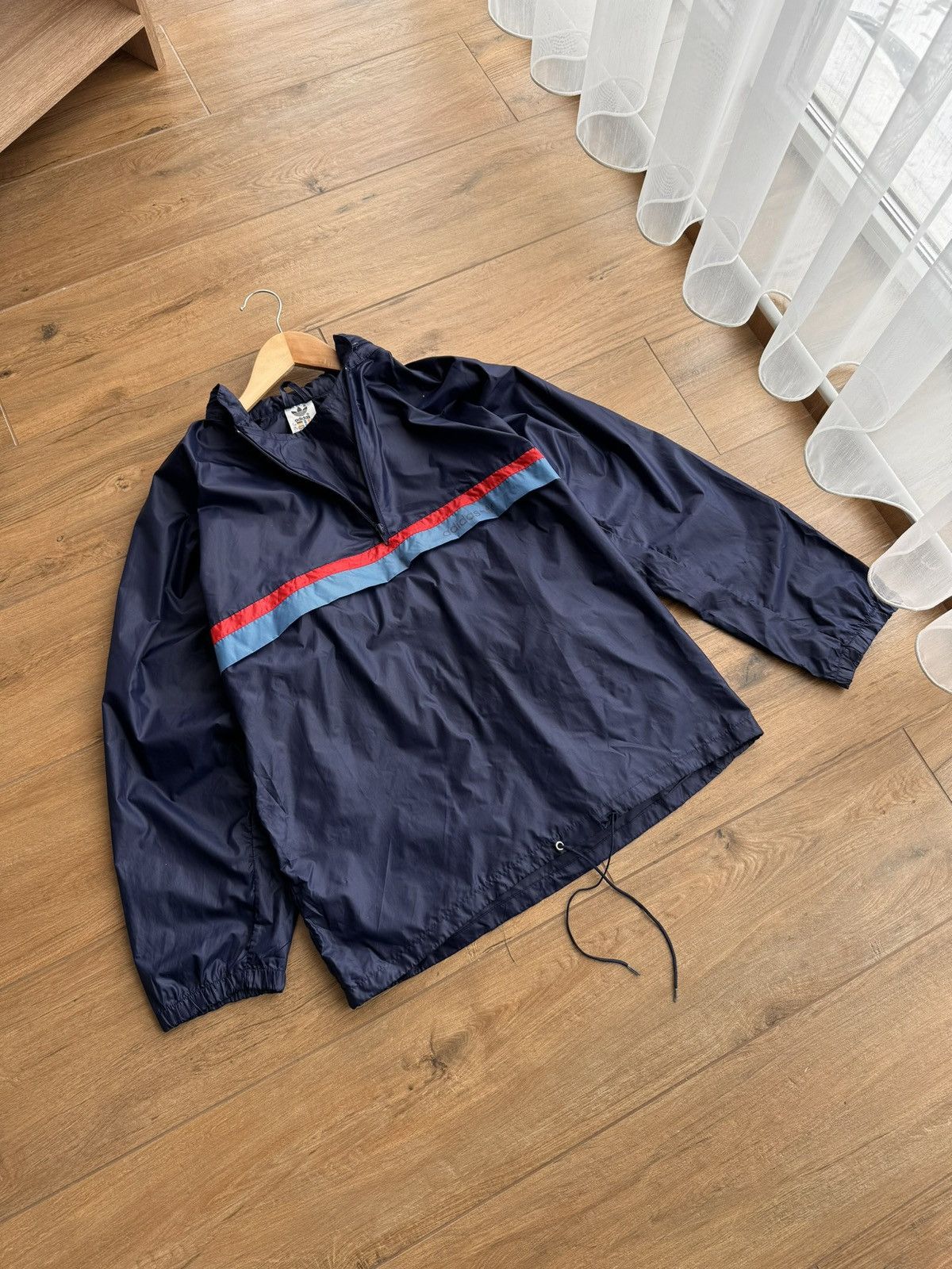Adidas Vintage Adidas Made in West Germany 80’s Nylon Rain Coat Size US L / EU 52-54 / 3 - 10 Thumbnail