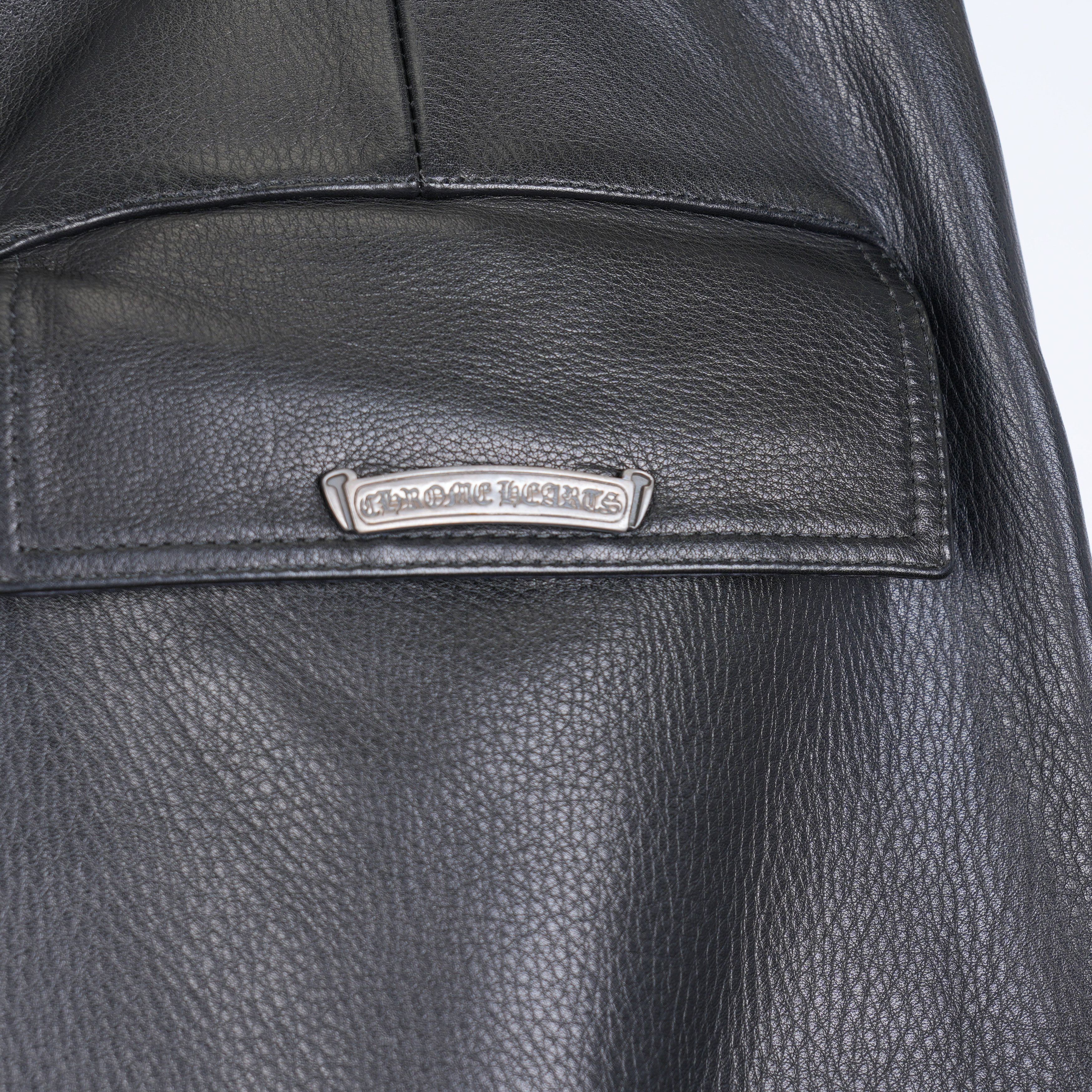 Chrome Hearts ARTICULATE LEATHER CARGOS Size US 33 - 6 Thumbnail