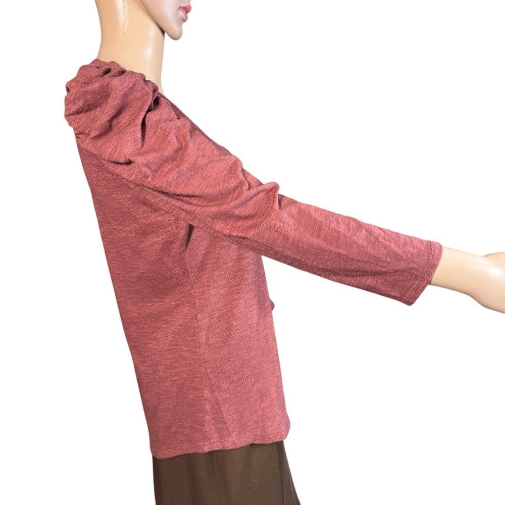 Chicos New Chico's Scroll Print 3/4 Sleeve Romantic Tee Size 0 US Size S / US 4 / IT 40 - 4 Thumbnail