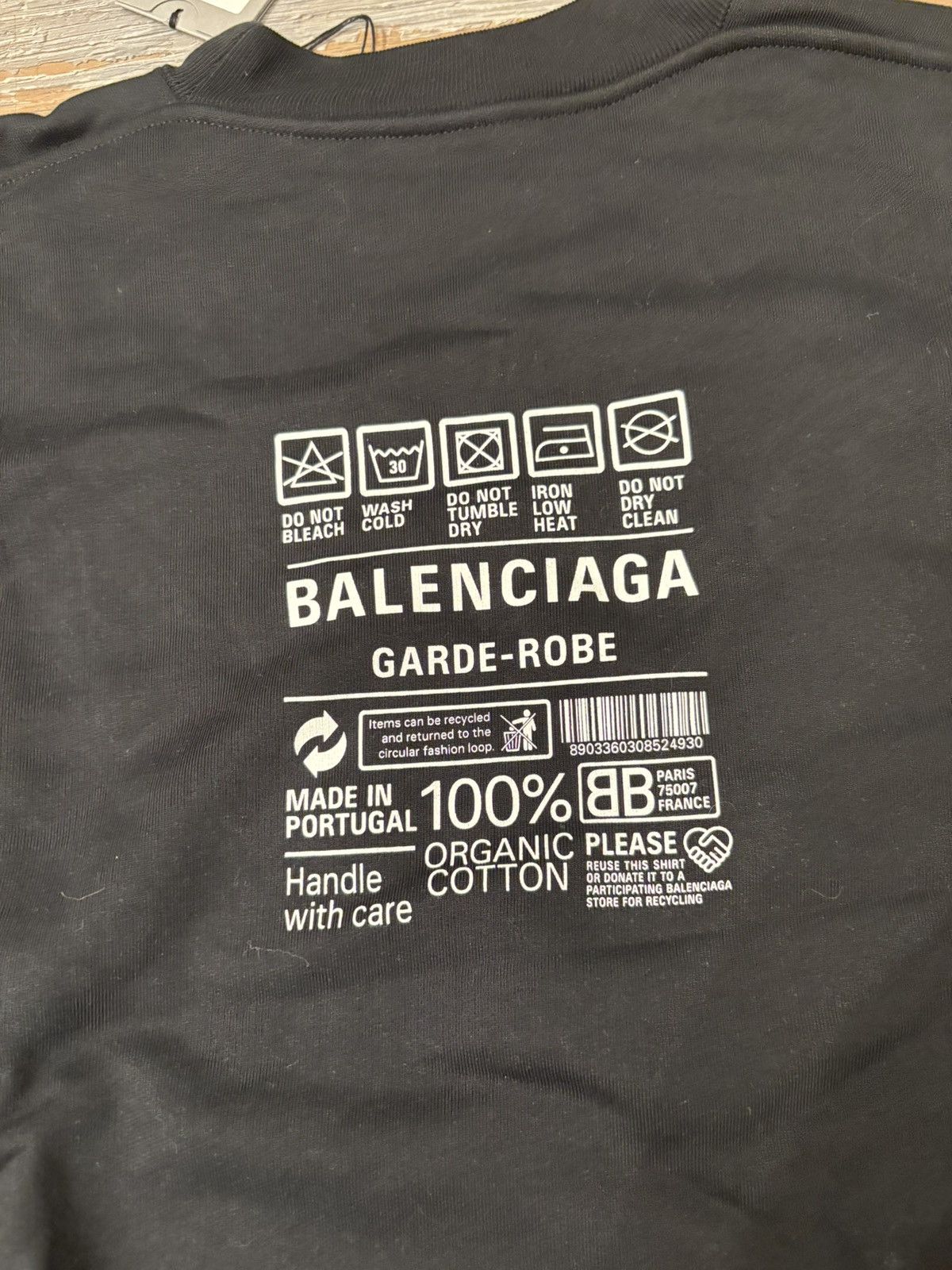 Balenciaga Balenciaga Garde Robe Care Tag Sweatshirt Size US XS / EU 42 / 0 - 2 Thumbnail