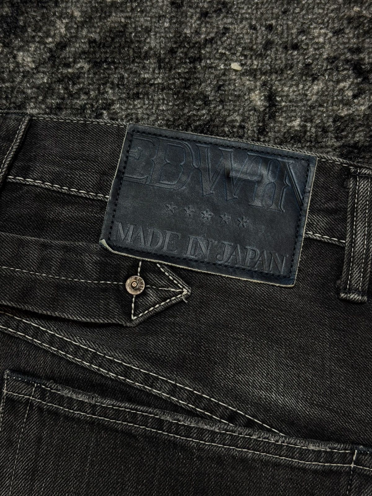 Edwin vintage Edwin Japan selvedge buckle belt denim jeans 1990s Size US 30 / EU 46 - 8 Thumbnail