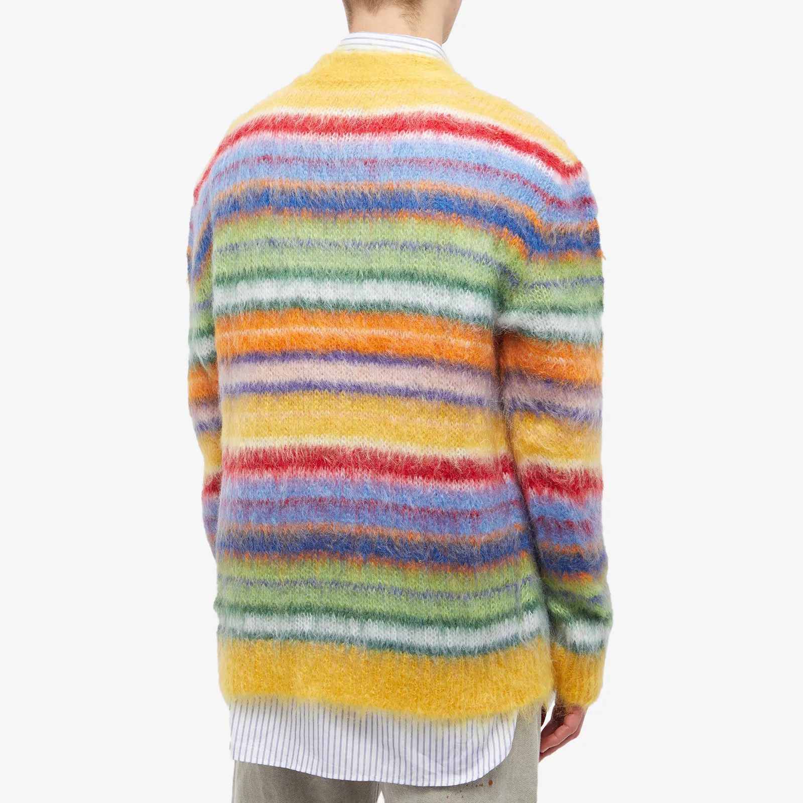 Marni MARNI STRIPED MOHAIR CARDIGAN F/W 2023 SIZE IT 52/US L-XL Size US L / EU 52-54 / 3 - 4 Thumbnail