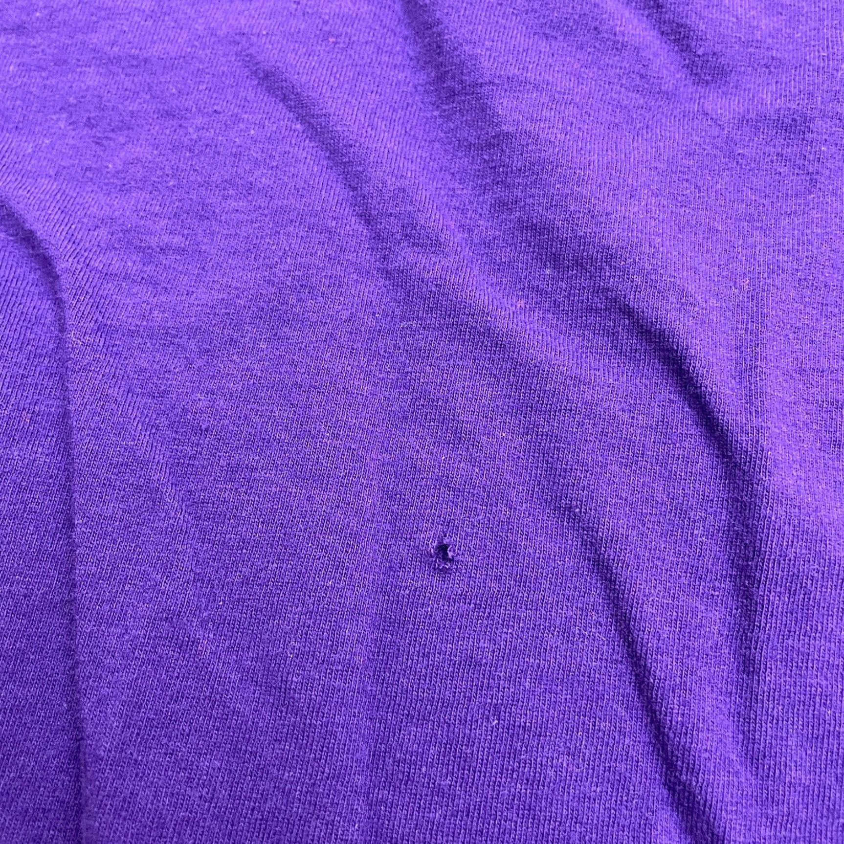 Gildan Gildan Long Sleeve Shirt Mens Medium Purple Crew Neck Cotton Casual Tee Size US M / EU 48-50 / 2 - 4 Thumbnail