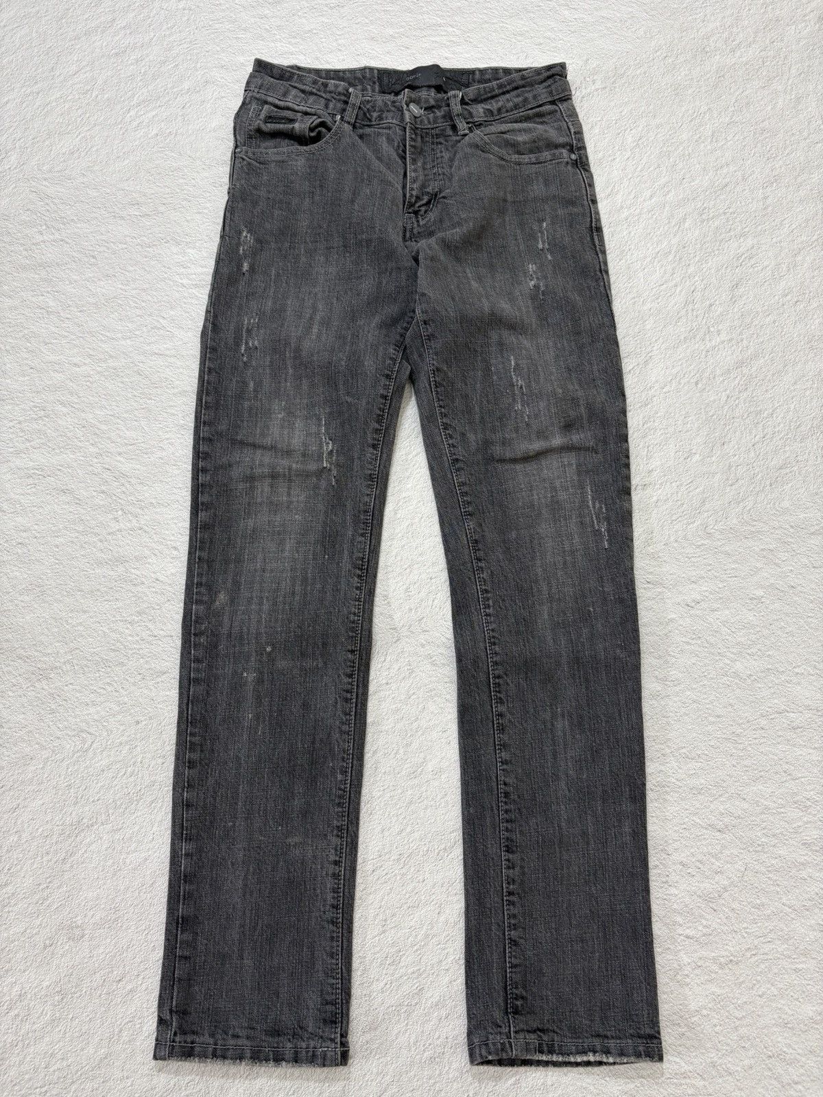 Dolce & Gabbana 2000s Dolce gabbana skiny smoke wash denim pants punk style Size US 27 - 1 Thumbnail