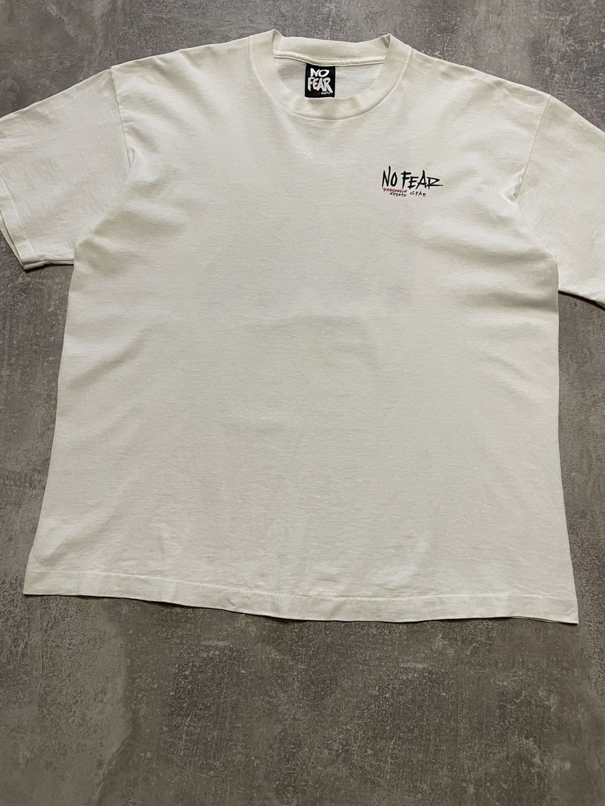 No Fear Vintage No Fear Made In USA T-Shirt Single Stitch 90s Size US XL / EU 56 / 4 - 4 Thumbnail