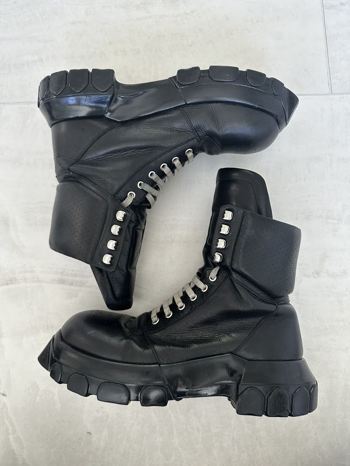 Rick Owens RICK OWENS TRACTOR DUNK BOZO BOOT Size US 11 / EU 44 - 11 Thumbnail