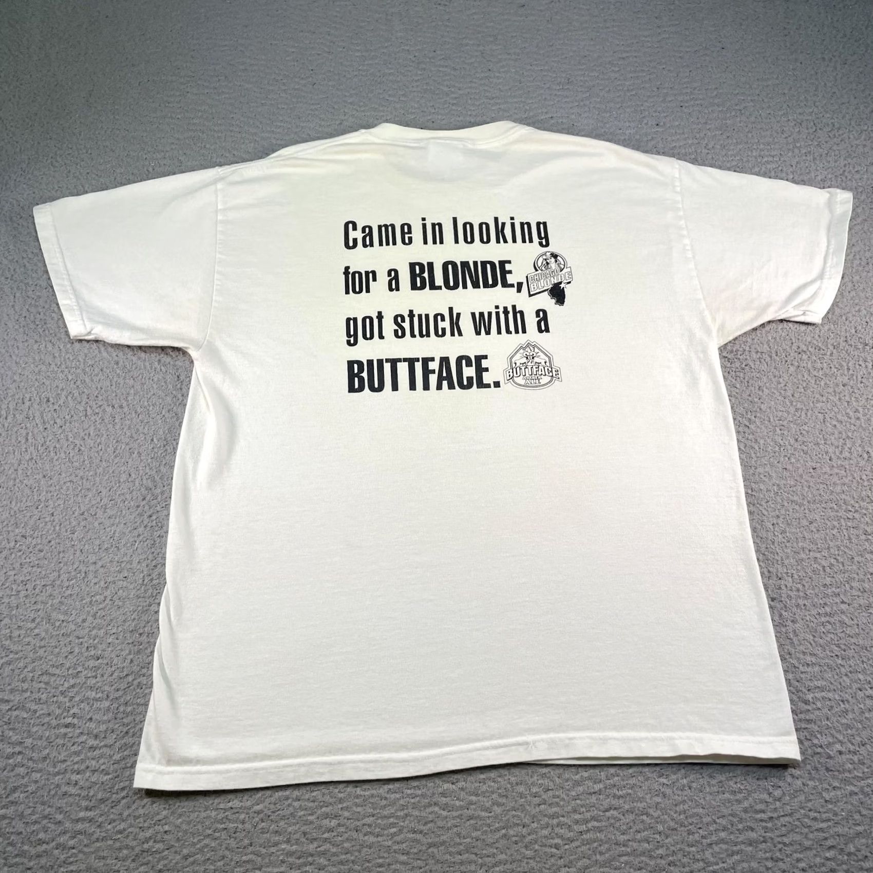 Hanes Vintage Hanes Beefy-T Shirt Mens L White RAM Restaurant & Brewery Chicago Buttface Amber Ale Graphic Print Crew Neck Short Sleeve 90s Humor Pub Beer Size US L / EU 52-54 / 3 - 7 Thumbnail