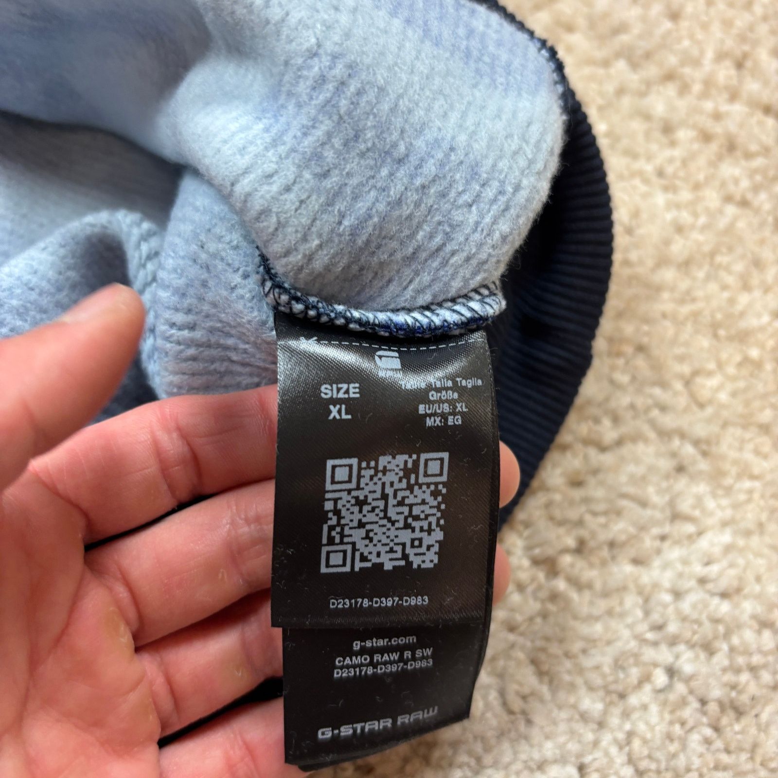 G-Star NWT G-Star Raw Camo Raw Yoichi Crew Sweatshirt Men's XL Size US XL / EU 56 / 4 - 8 Thumbnail