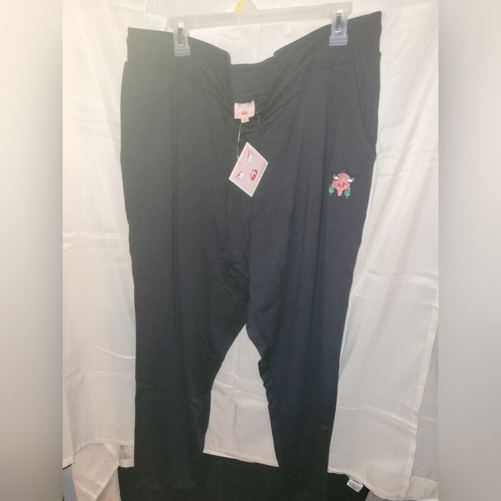 Badgley Mischka Badgley Mischka, sweatpants, black, NWT, Size 3X Size 42" / US 20 - 1 Thumbnail