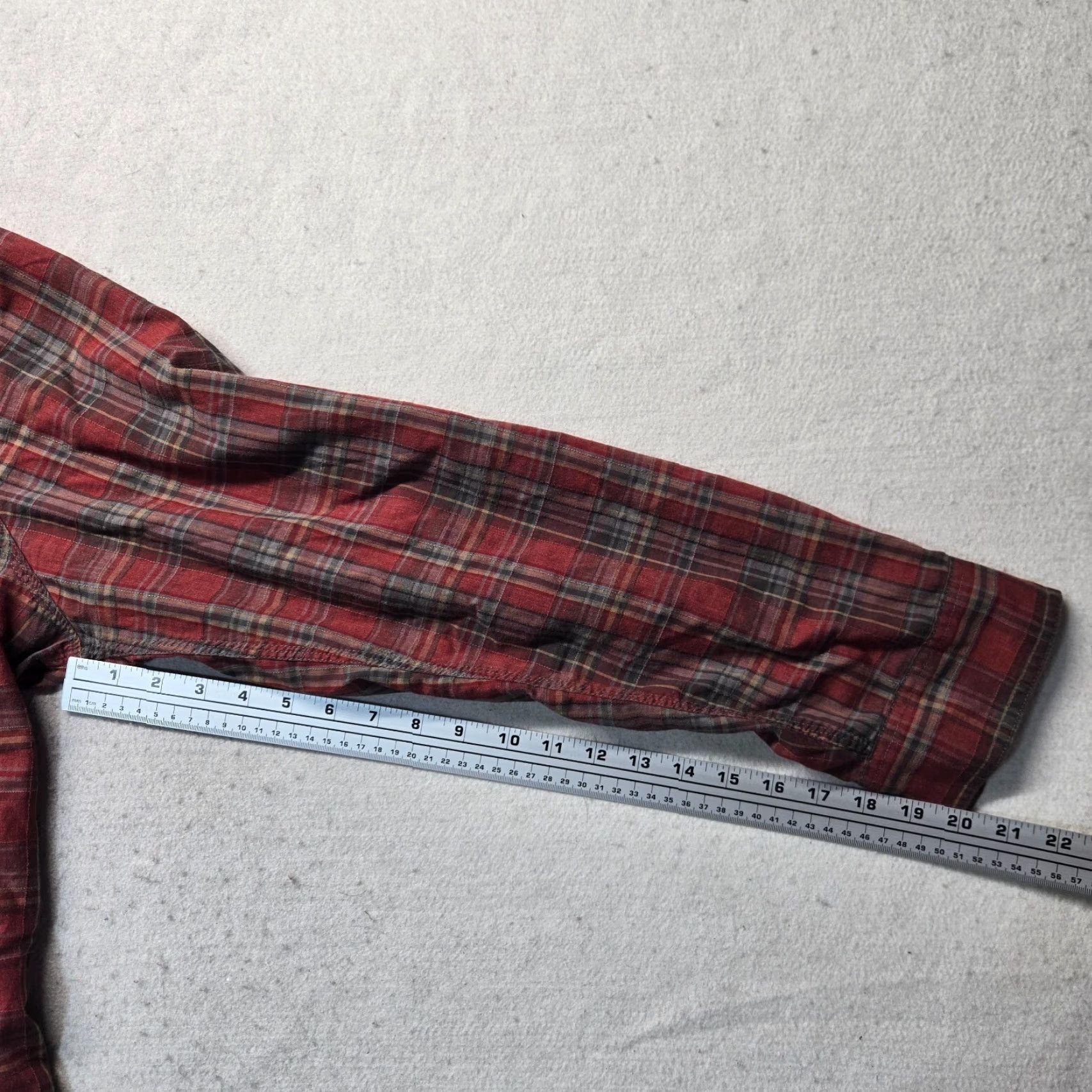 Vintage GH BASS Red Plaid Button Up Long Sleeve Shirt Adult Men's XL Extra Large Size US XL / EU 56 / 4 - 5 Thumbnail