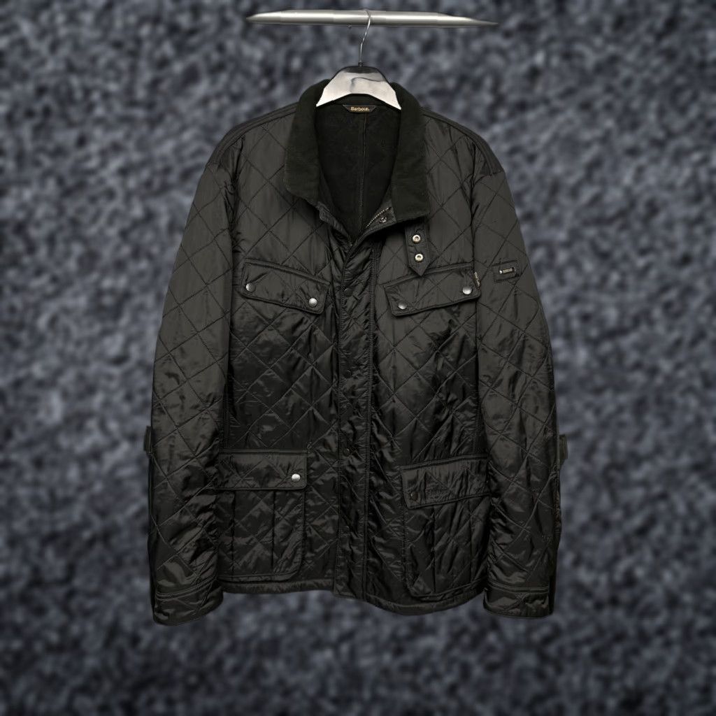 Barbour Barbour International Mens Ariel Polarquilt Quilted Jacket Barbour Jacket XXL Black Quilted 2XL Men Size US XXL / EU 58 / 5 - 1 Thumbnail
