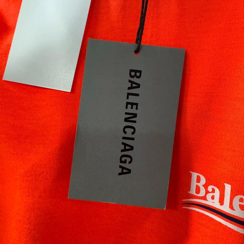 Balenciaga Balenciaga Orange Wave Coca-Cola Logo Loose Short Sleeve Size US XS / EU 42 / 0 - 6 Thumbnail