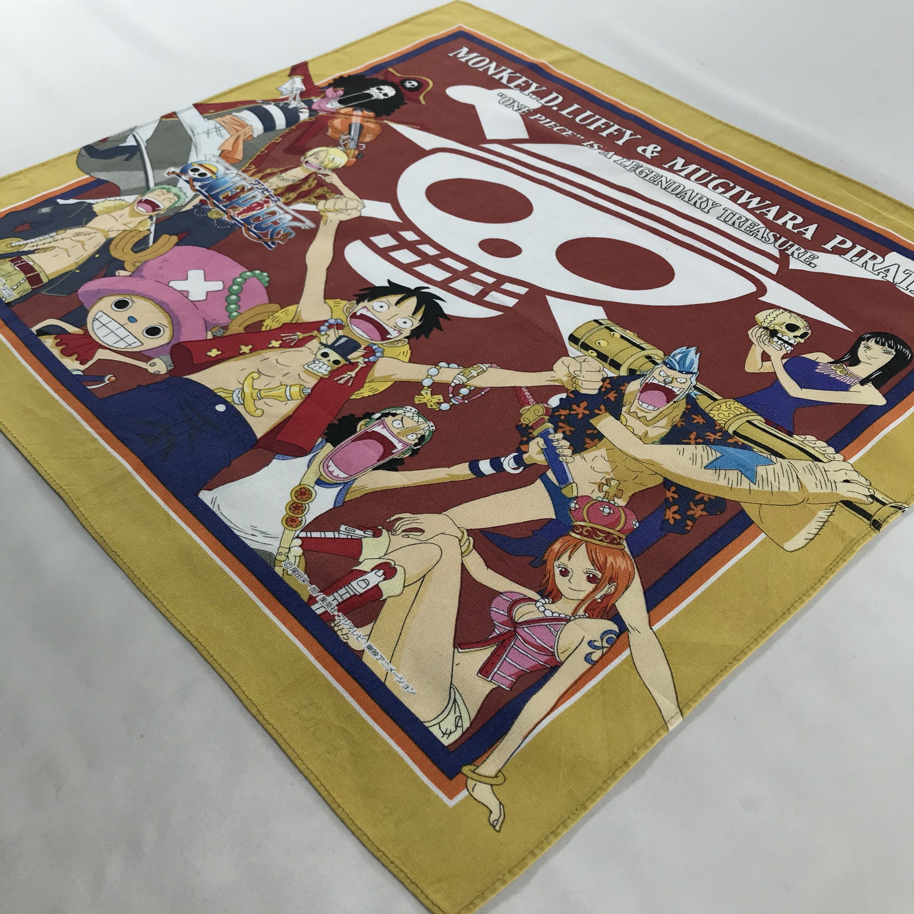 One Piece × Vintage One Piece Bandana / Handkerchief / Neckerchief - S1791 Size ONE SIZE - 2 Thumbnail