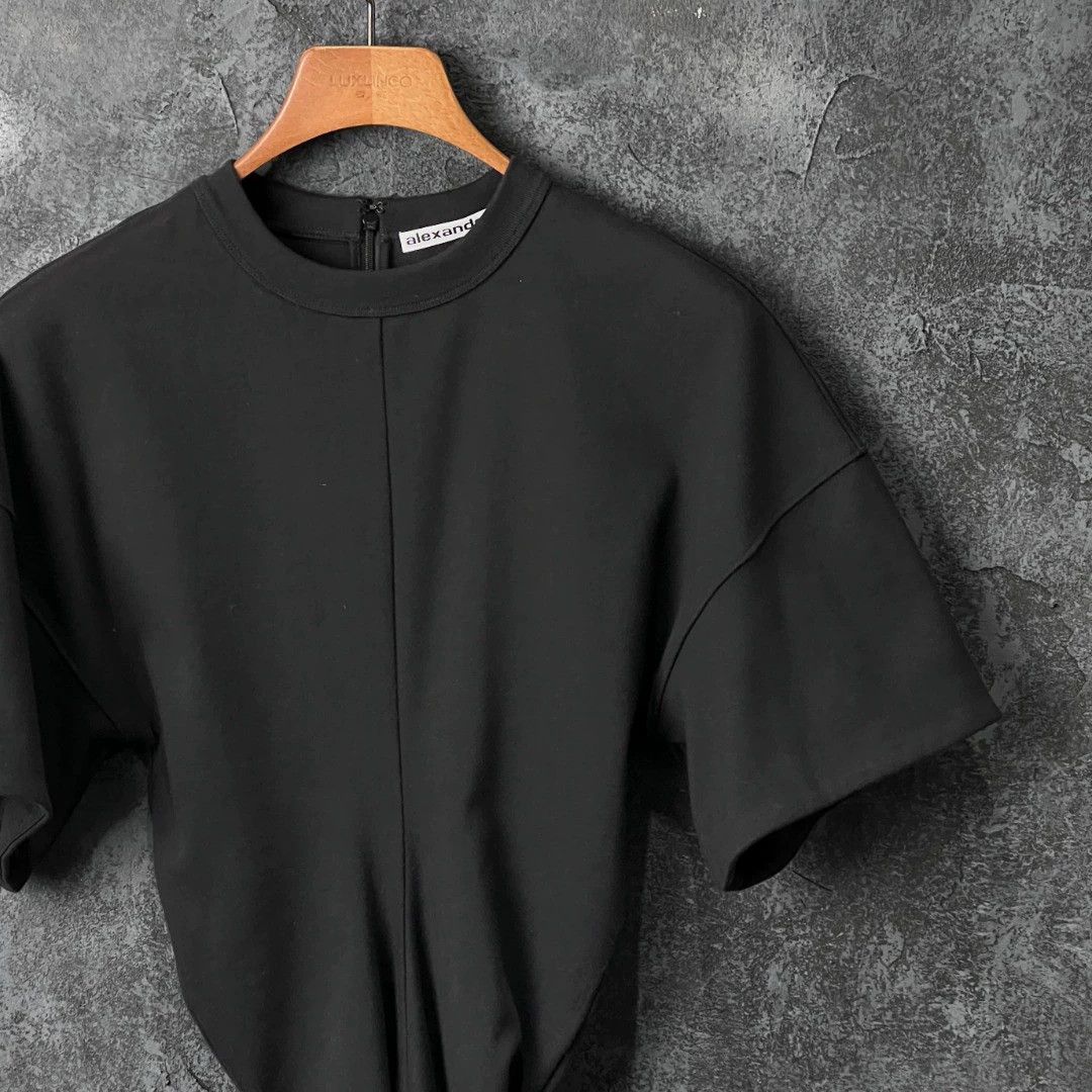 Alexander Wang Alexander Wang black crewneck dress women's Size XS / US 0-2 / IT 36-38 - 3 Thumbnail