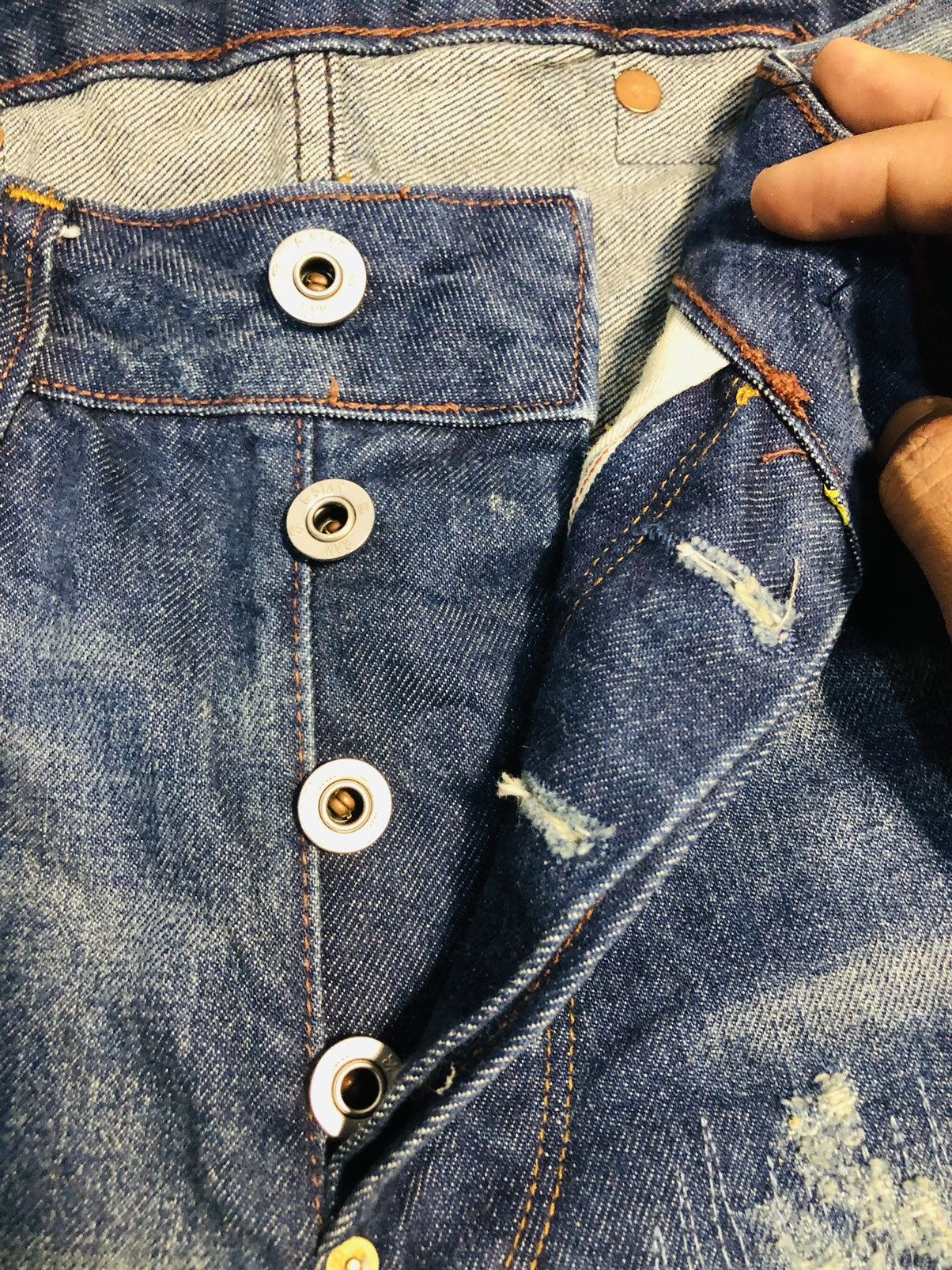 G-Star × Vintage G-Star Distressed Style Denim Jeans (1) Size US 30 / EU 46 - 9 Thumbnail