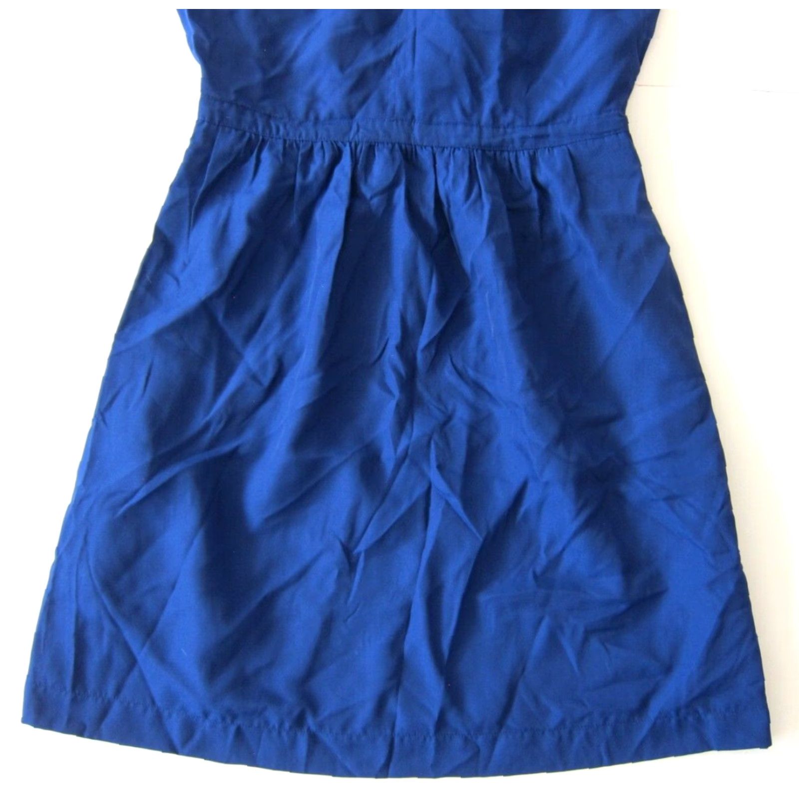 J.Crew NWT J.Crew Royal Blue Spaghetti Strap Pocket Empire Tank Slip Sun Dress Size 4 Size S / US 4 / IT 40 - 8 Thumbnail