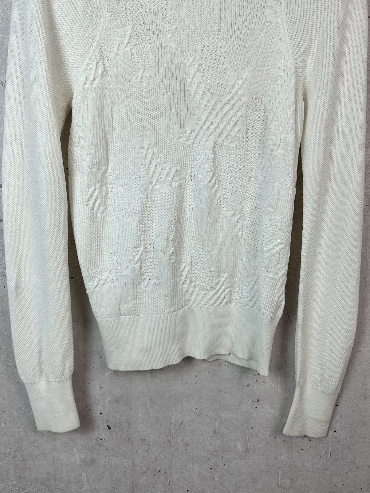 Reiss Reiss Bonita White Knit Viscose Long Sleeve Women’s Sweater Size S / US 4 / IT 40 - 3 Thumbnail