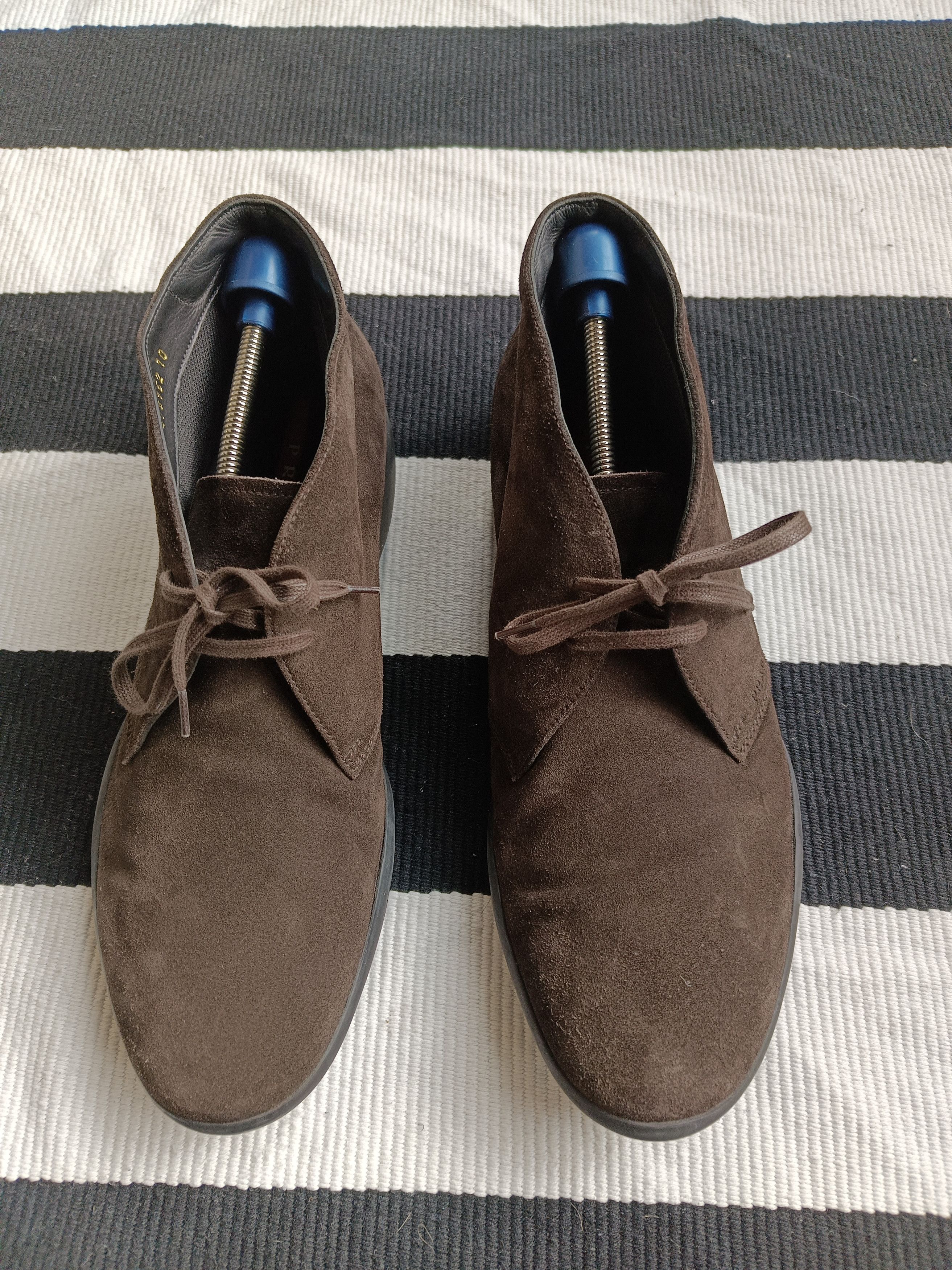 Prada Prada brown suede desert boots Size US 11.5 / EU 44-45 - 1 Thumbnail