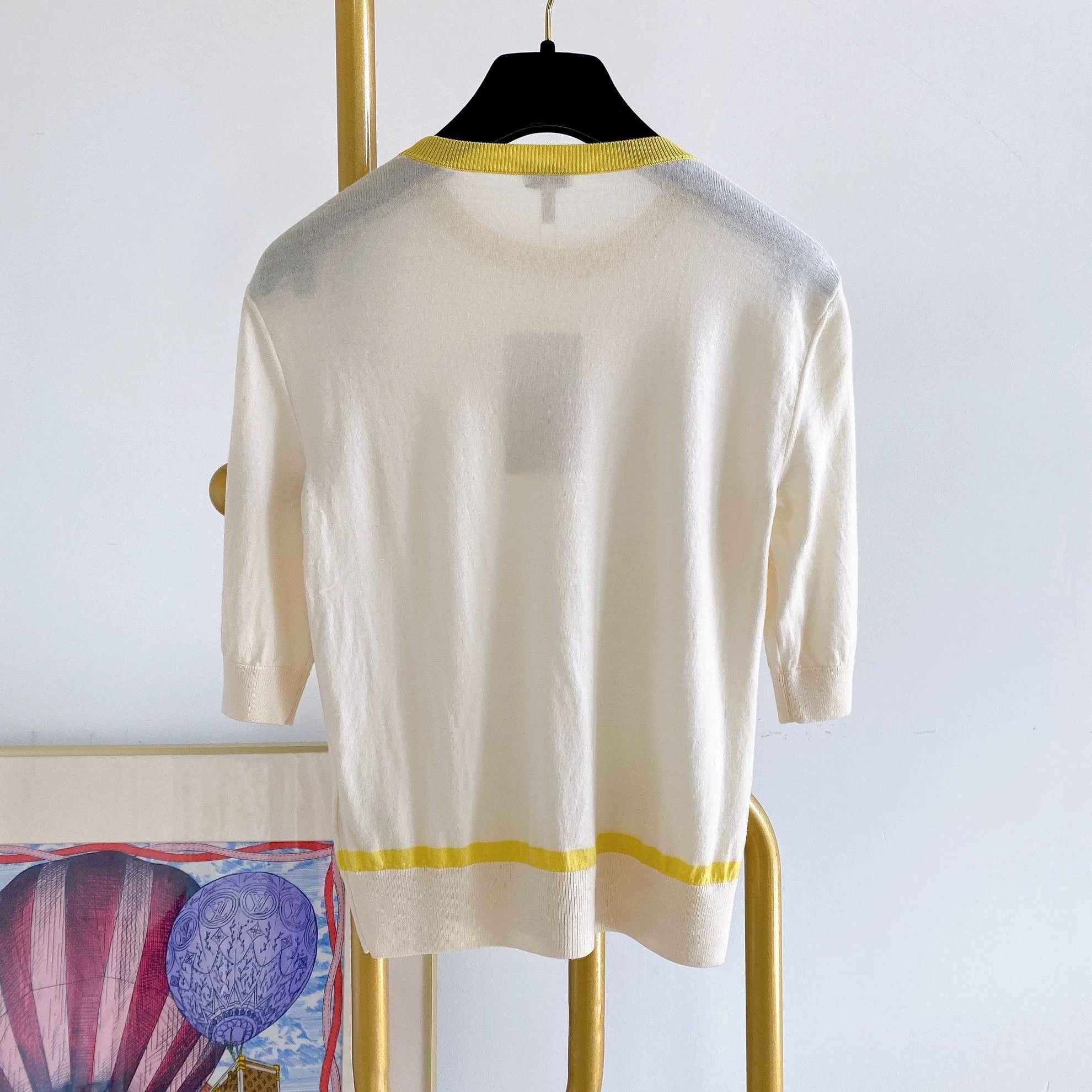Loewe Loewe colorblocked knit T-shirt XS Size XS / US 0-2 / IT 36-38 - 2 Thumbnail