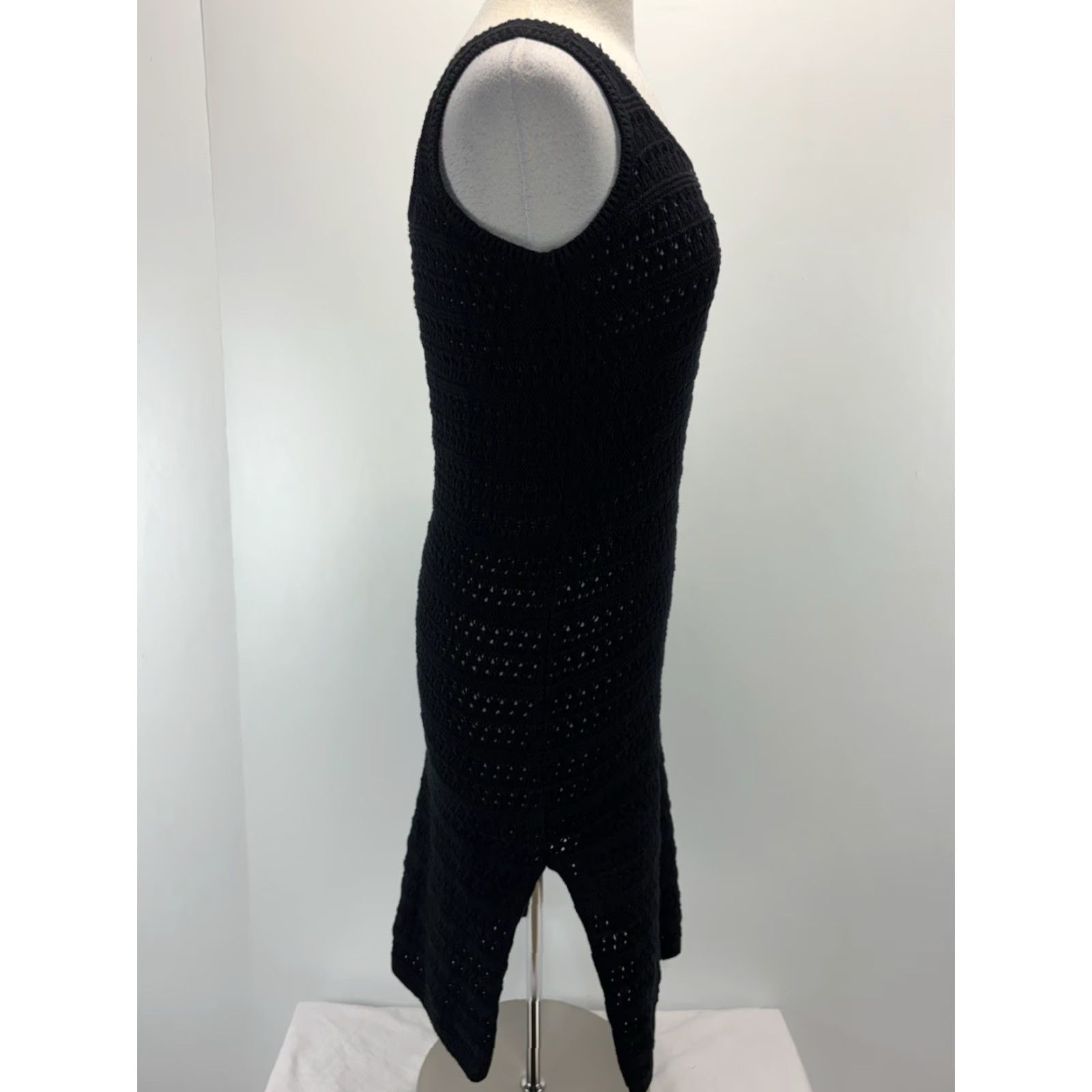 Old Navy Old Navy Crochet Midi Dress Women’s Small Black Coverup Tank Open Knit Dress N/A? Size S / US 4 / IT 40 - 4 Thumbnail