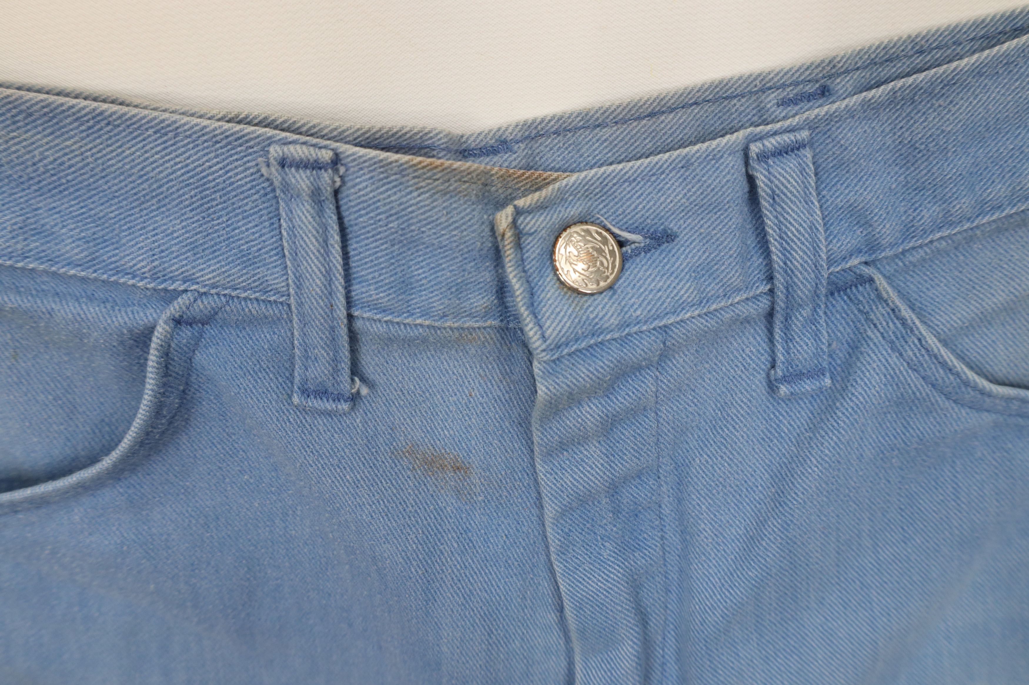 Vintage Vintage 70s Streetwear Denim Jean Short Shorts Blue USA Size US 28 / EU 44 - 5 Thumbnail
