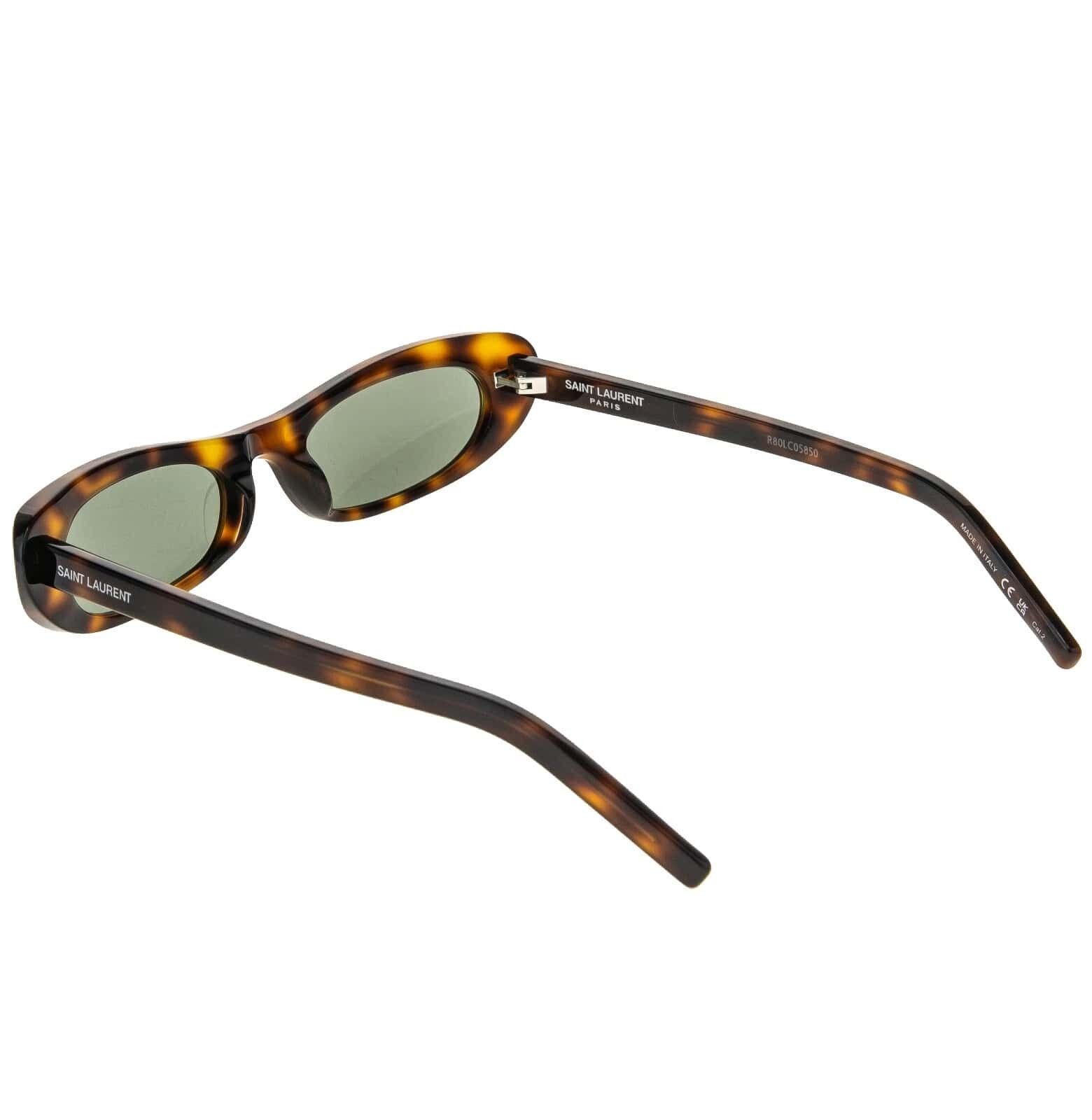 Yves Saint Laurent SAINT LAURENT SHADE SL 557 SL557 Brown Green Narrow Slim 002 Size ONE SIZE - 7 Thumbnail