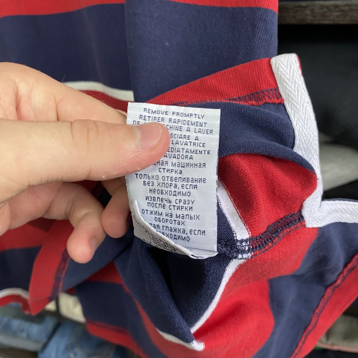 Polo Ralph Lauren Vintage Polo Ralph Lauren small pony multicolour polo Size US XL / EU 56 / 4 - 9 Thumbnail