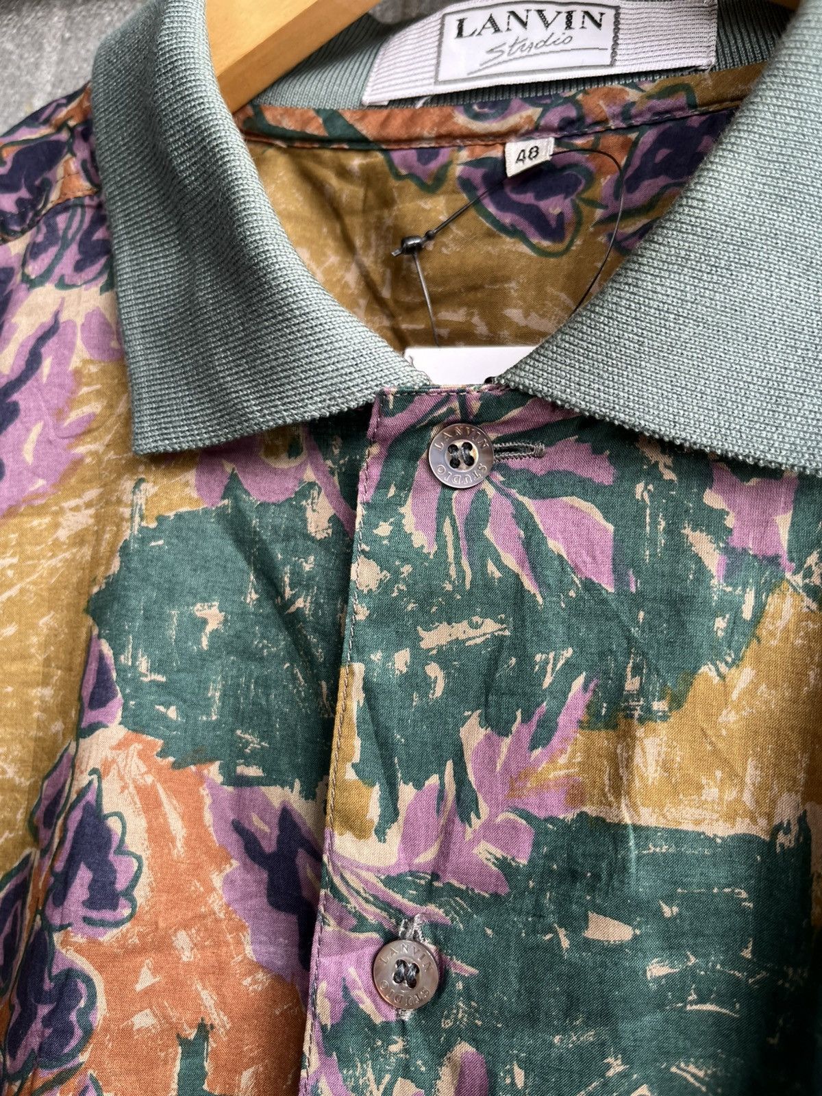 Lanvin Lanvin studio pattern shirt /hermes/versace/dior/prada/ Size US M / EU 48-50 / 2 - 17 Thumbnail